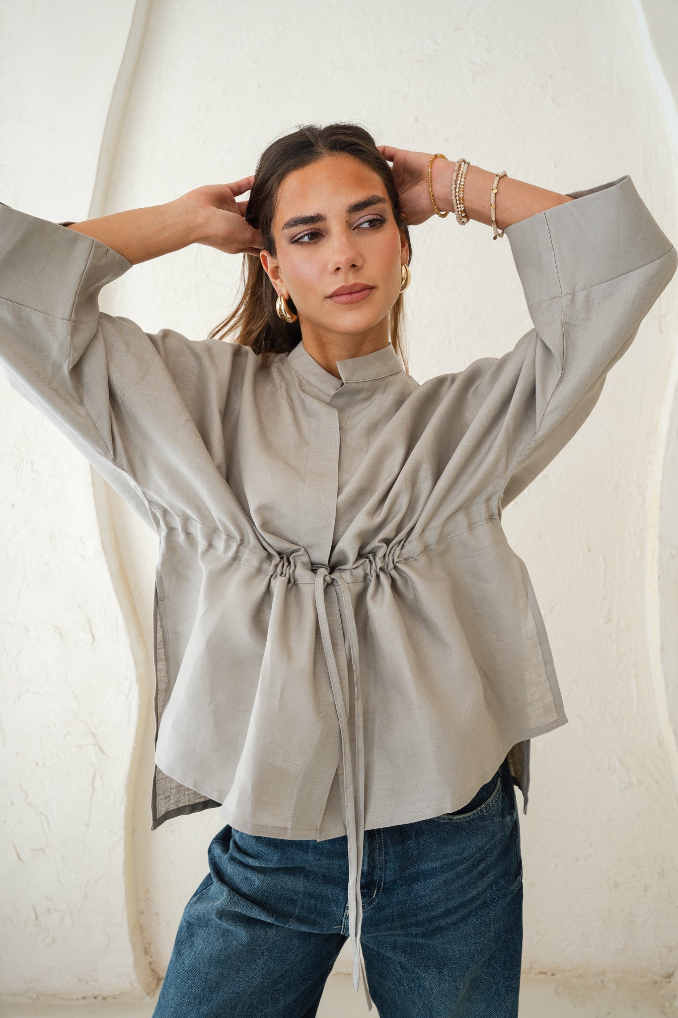 Sun-Kissed Blouse in grayish