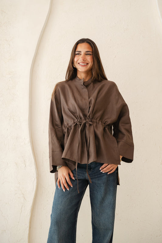 Sun-Kissed Blouse in Brown