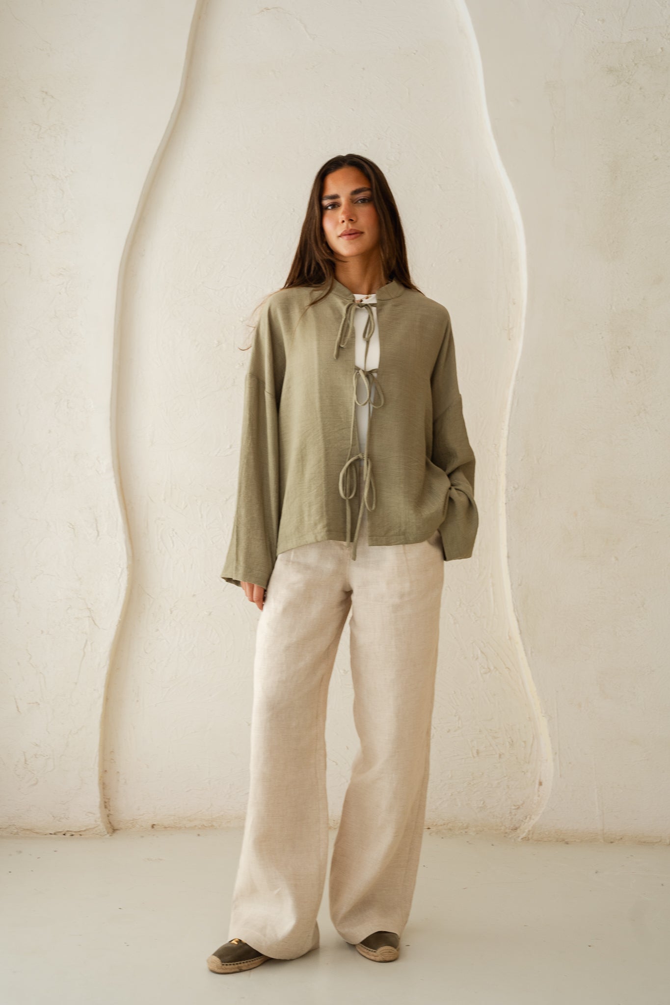 True Girl Top in Olive