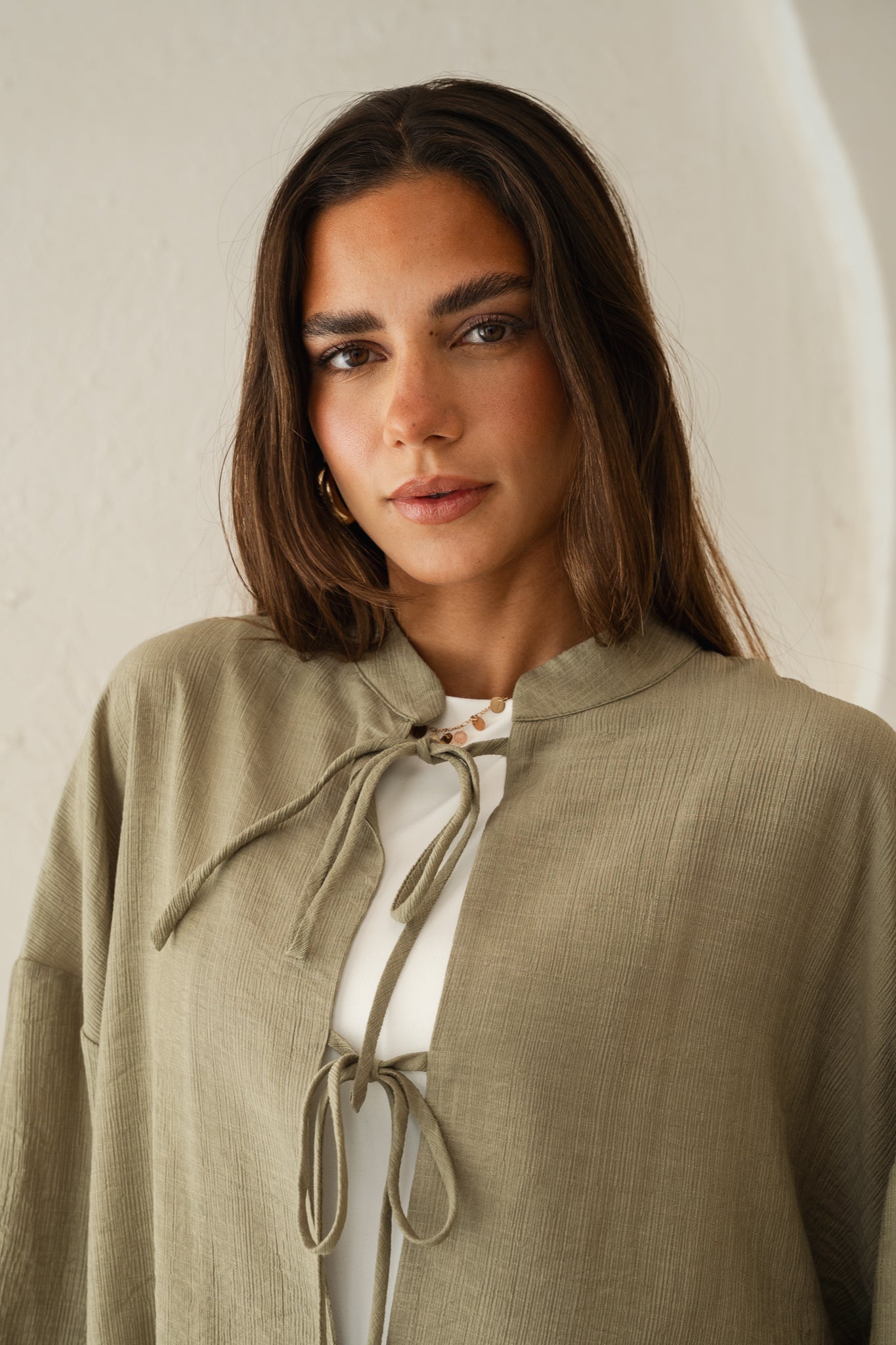 True Girl Top in Olive