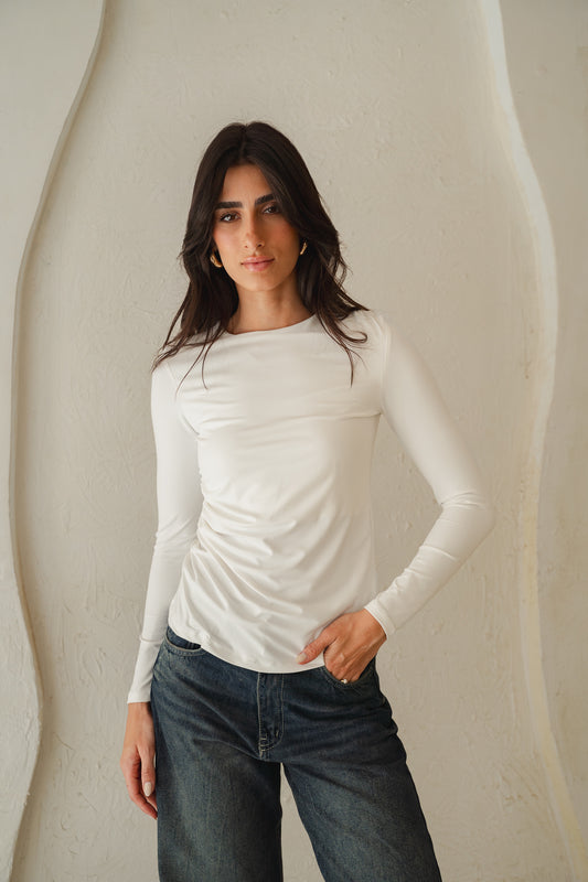The Not So Basic Top in White