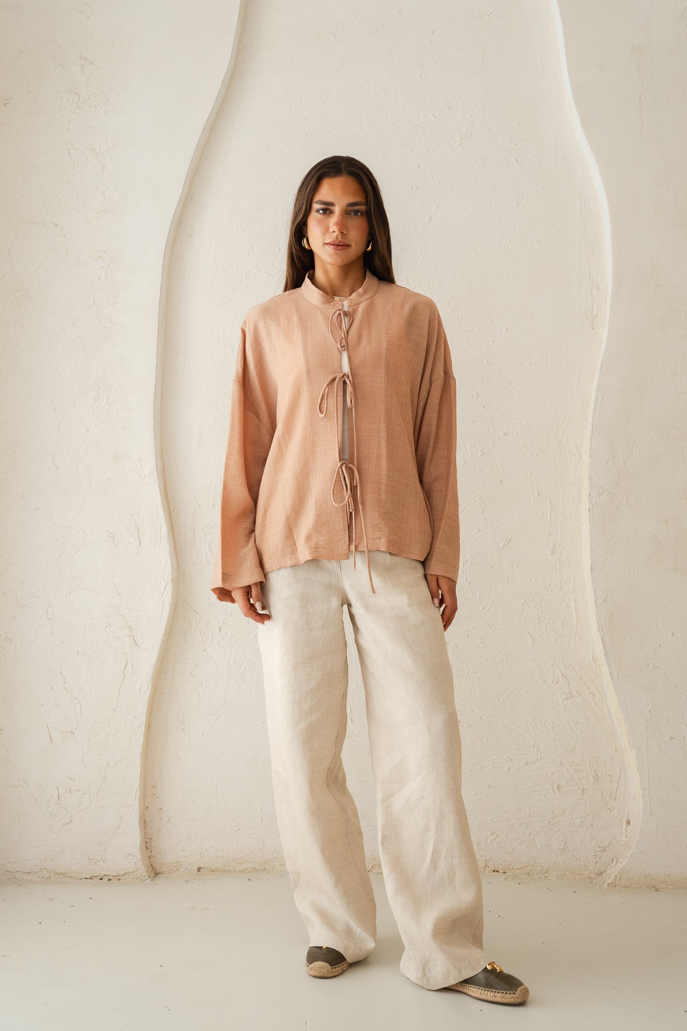 True Girl Top in Nude