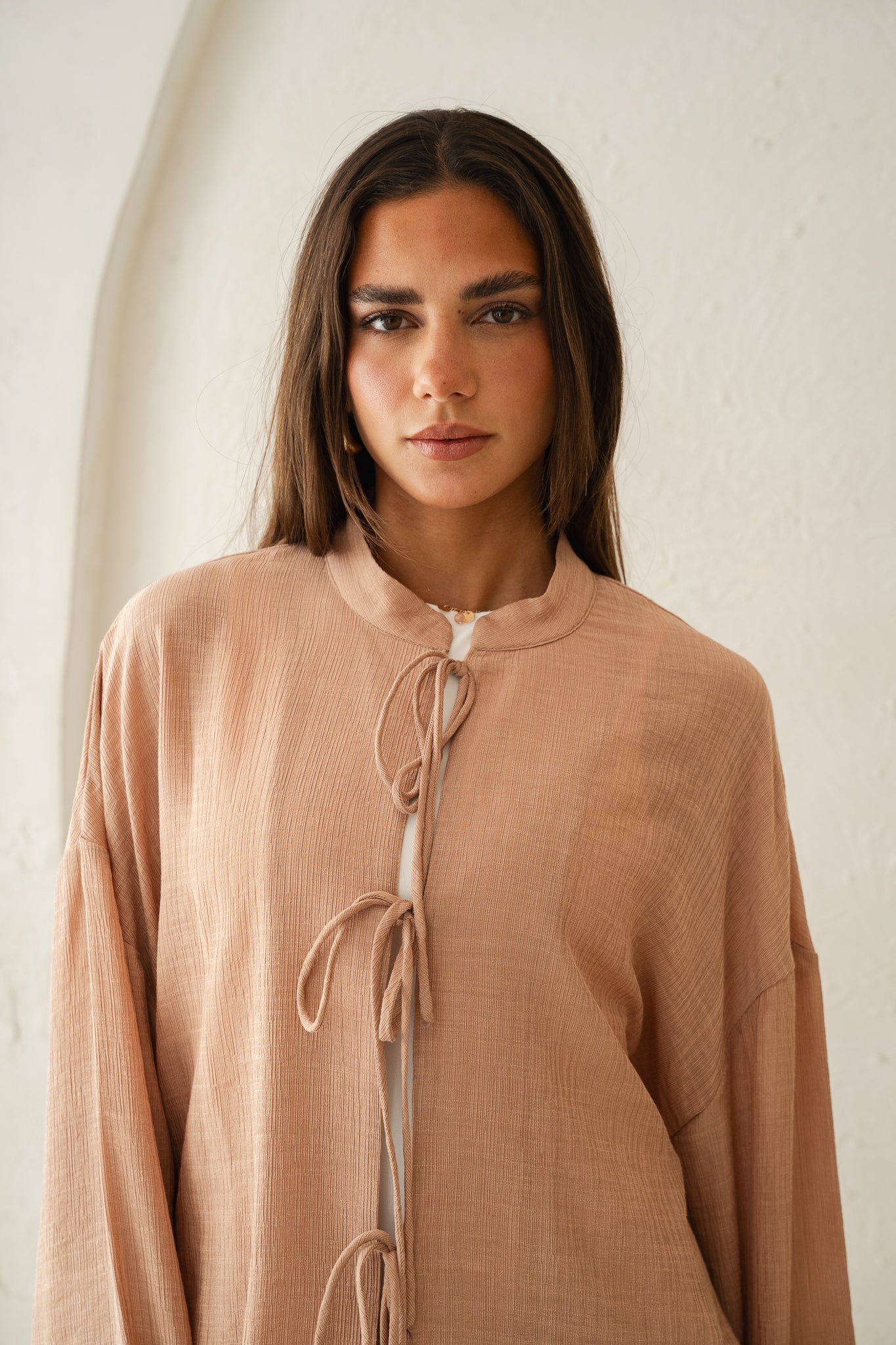 True Girl Top in Nude