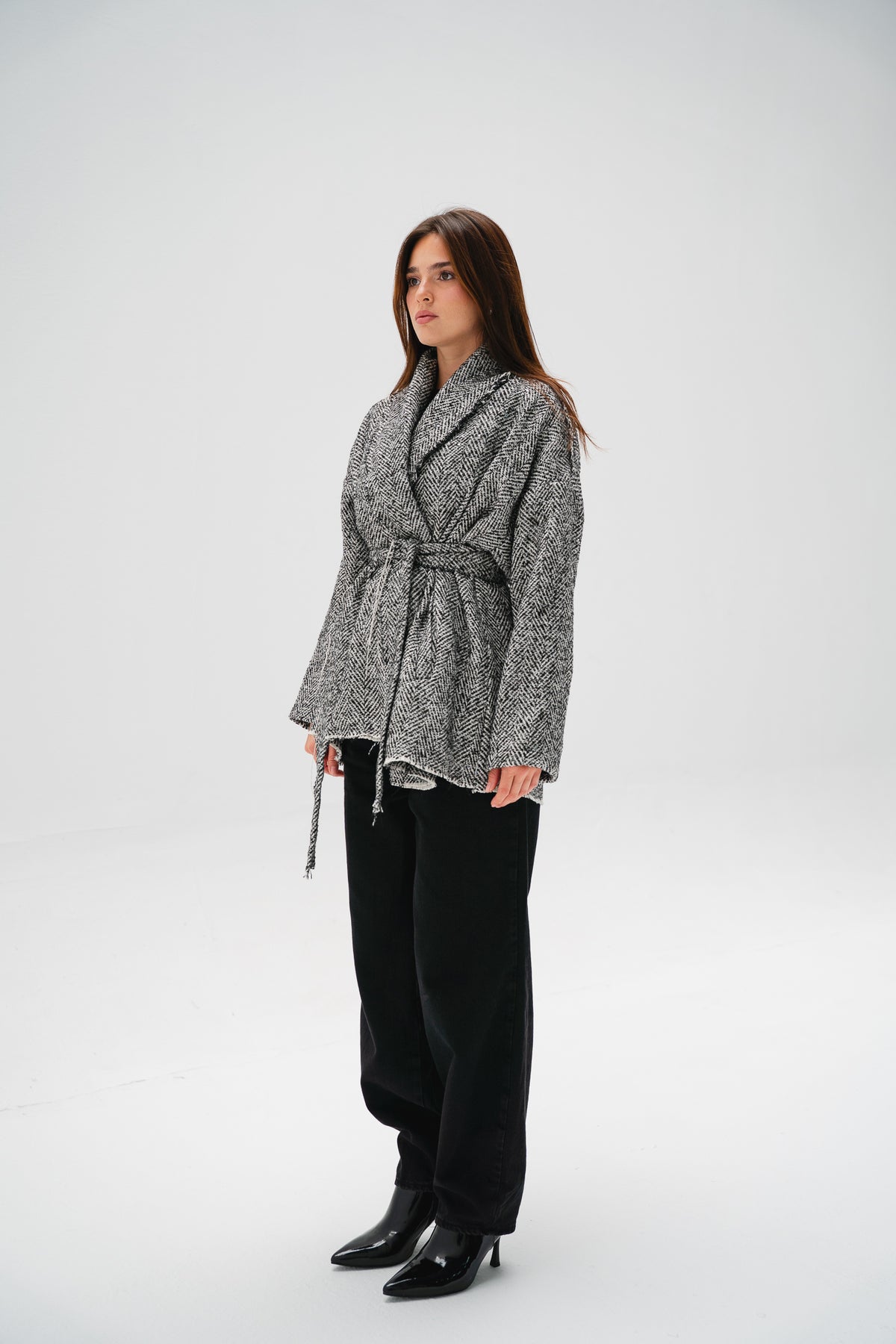 Night Out Tweed Jacket in White