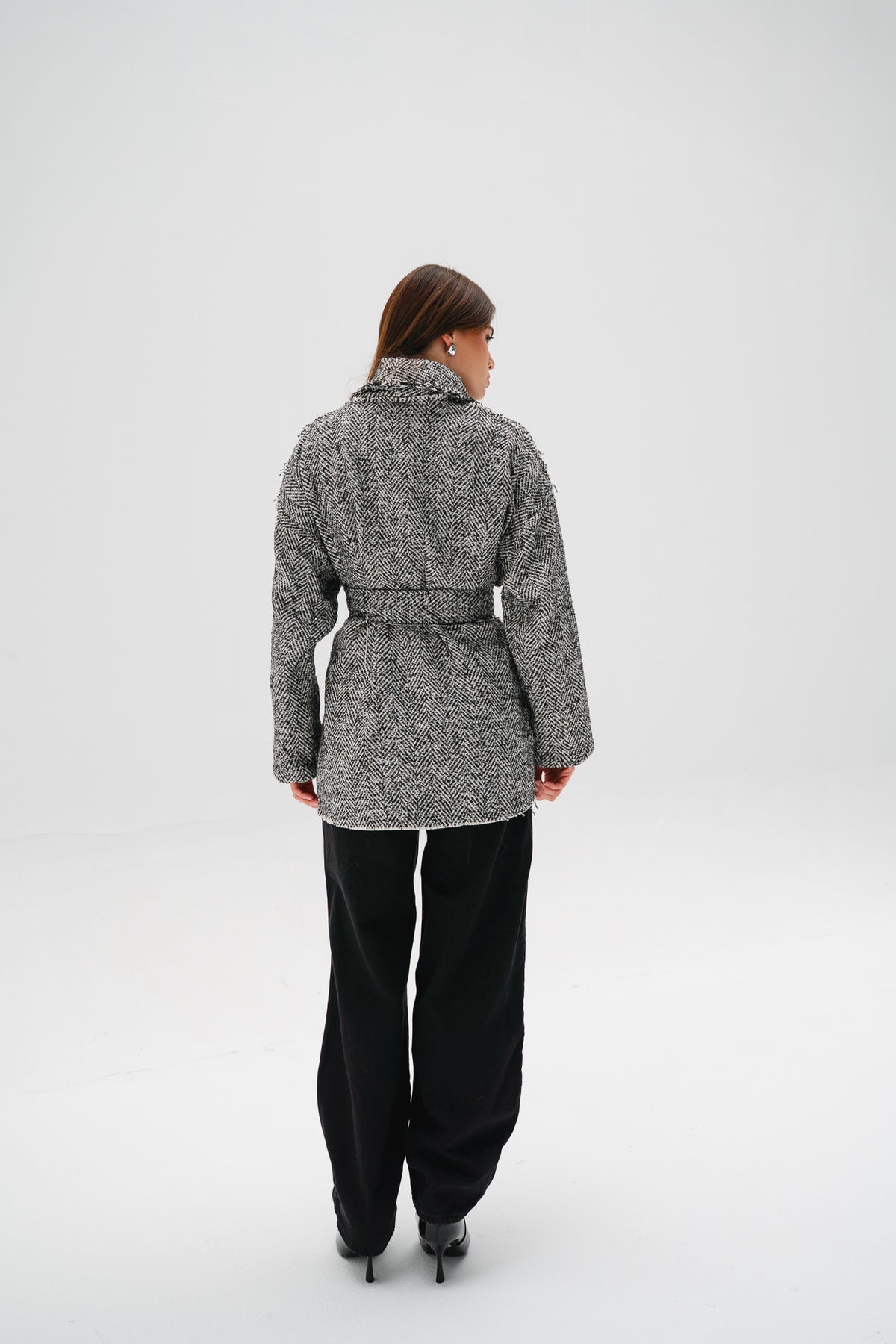 Night Out Tweed Jacket in White