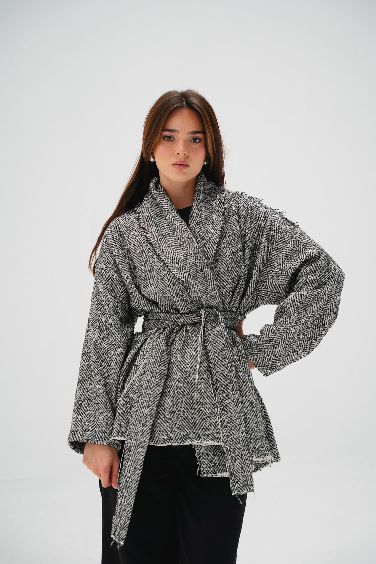 Night Out Tweed Jacket in White