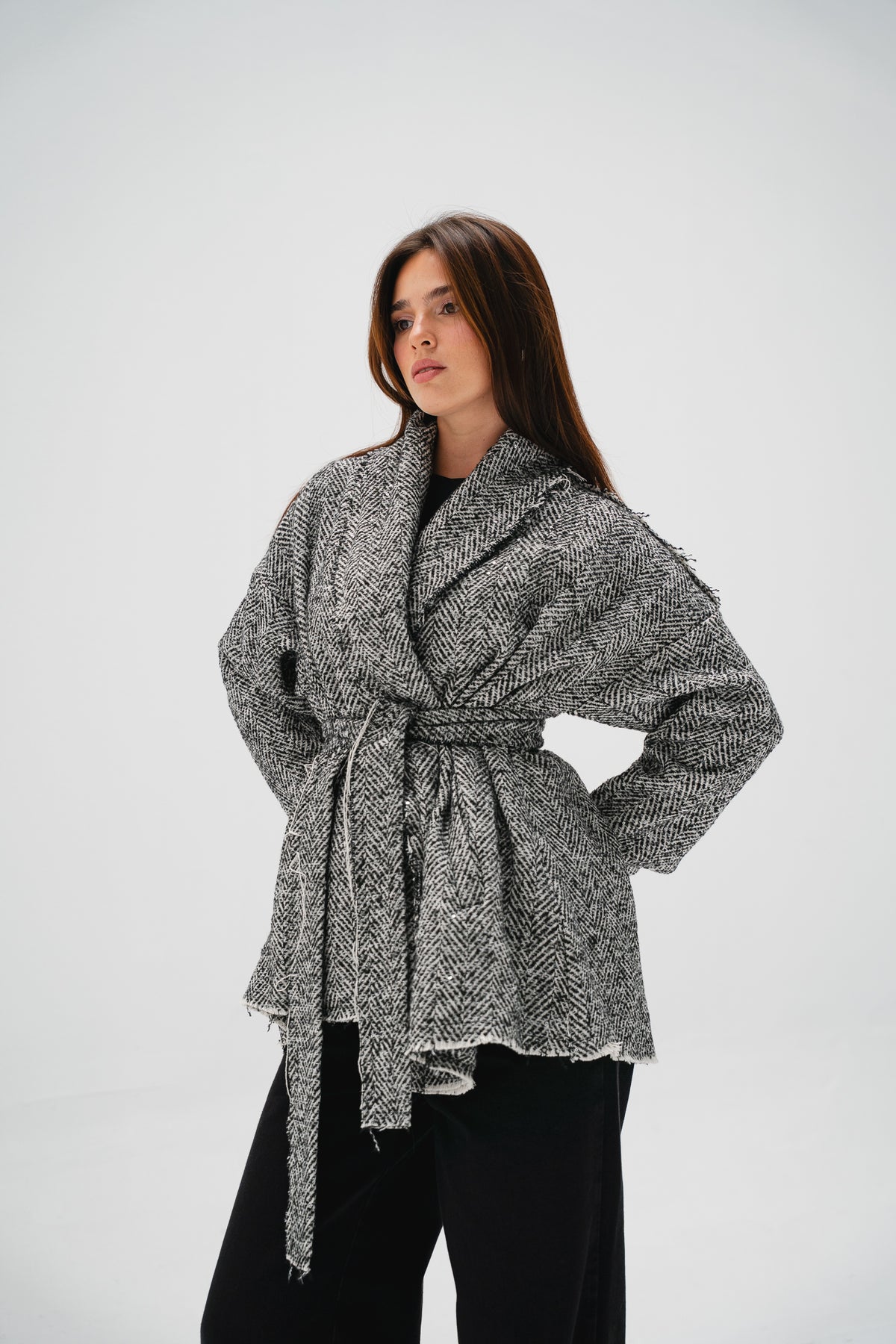 Night Out Tweed Jacket in White