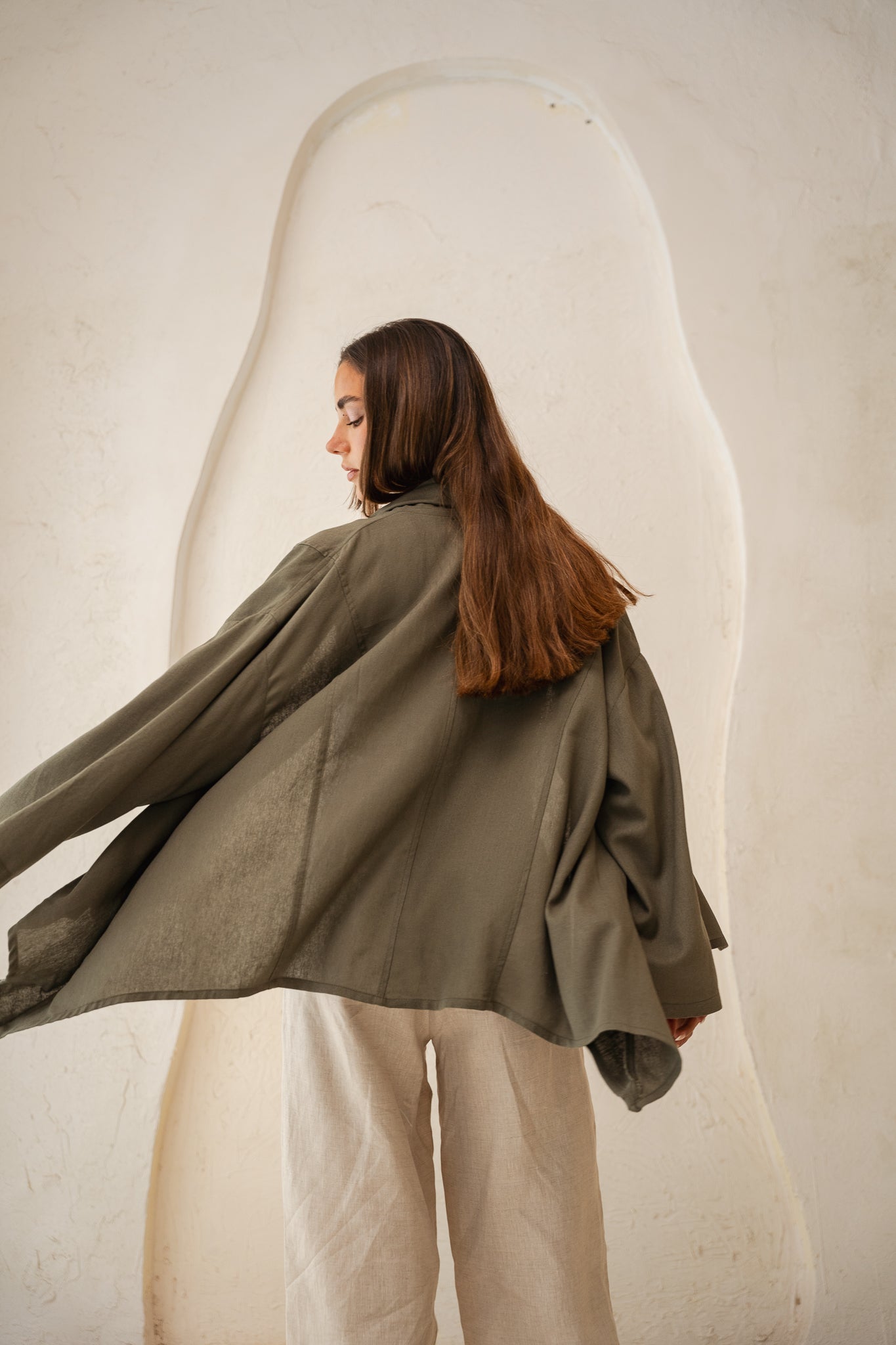 Good feels kimono in olive