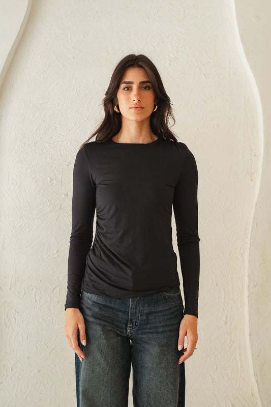 The Not So Basic Top in Black