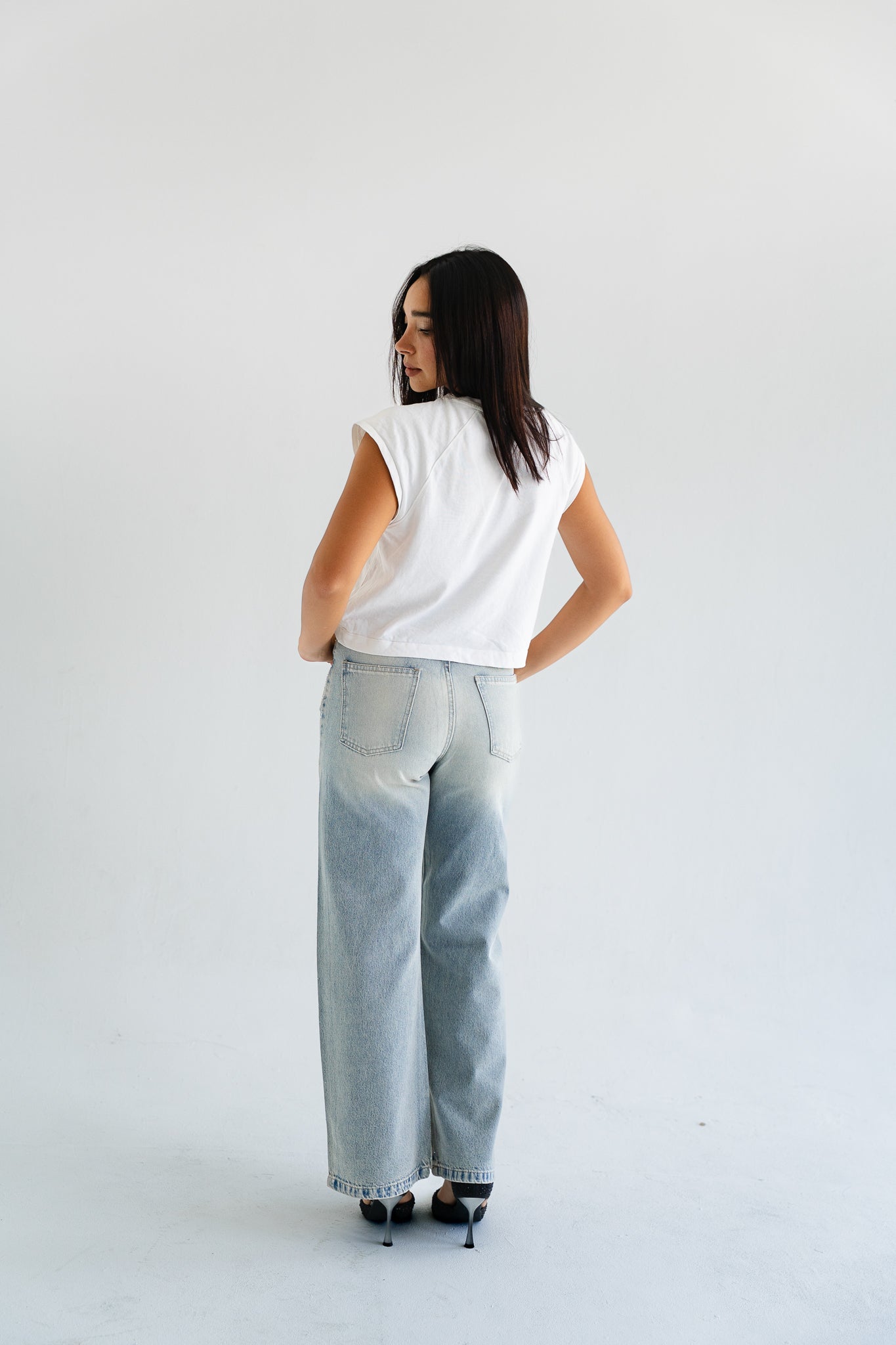 Sprinkle Studded Denim