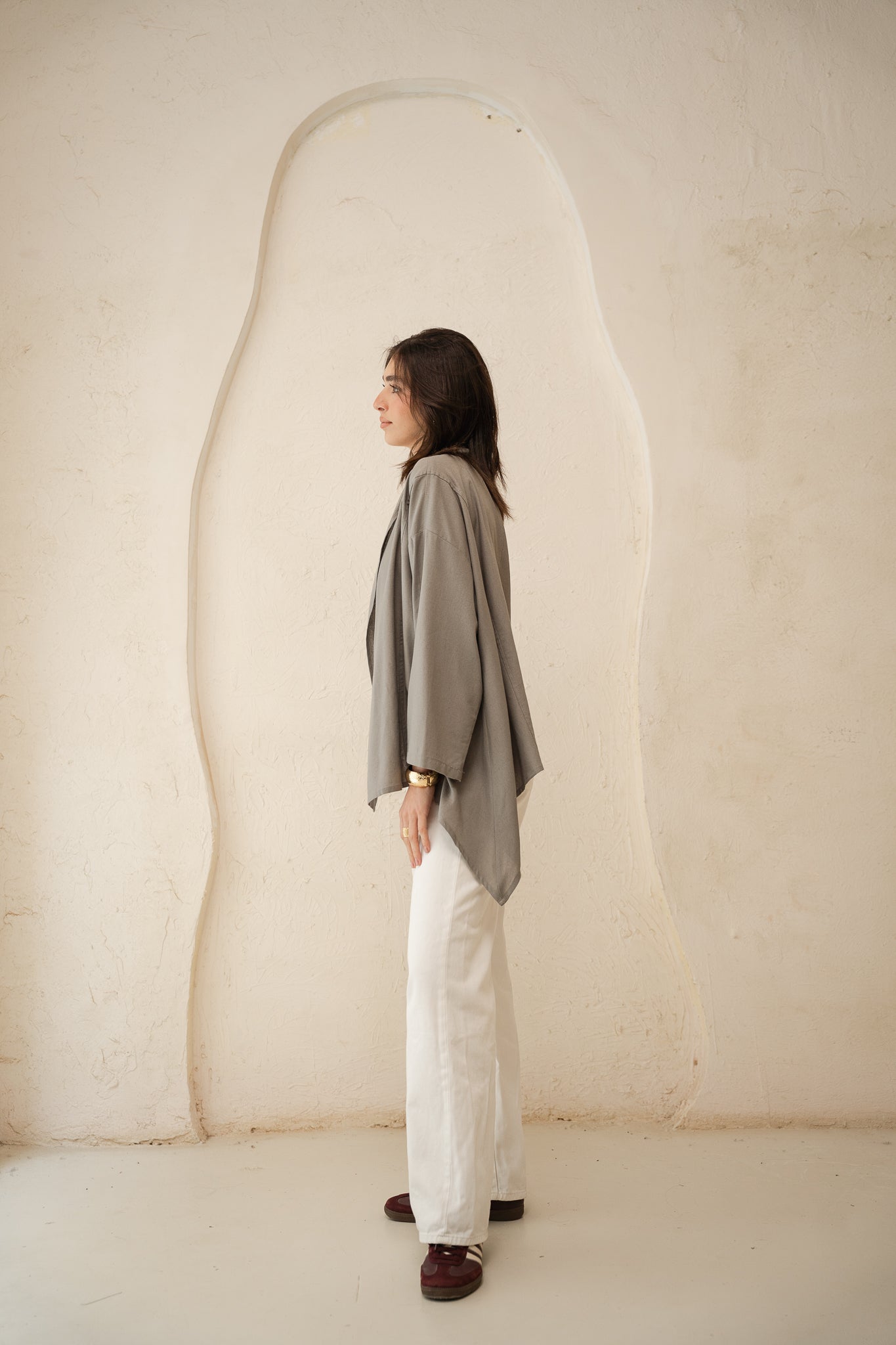 Good Feels Kimono in Grey