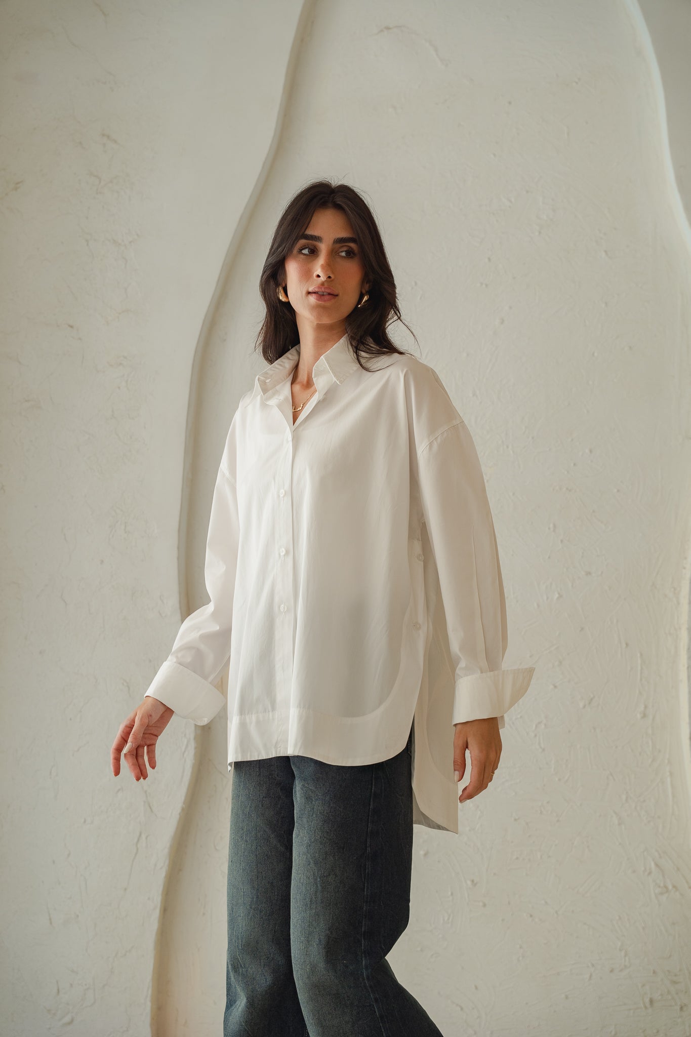 The Refined Shirt in Off- White