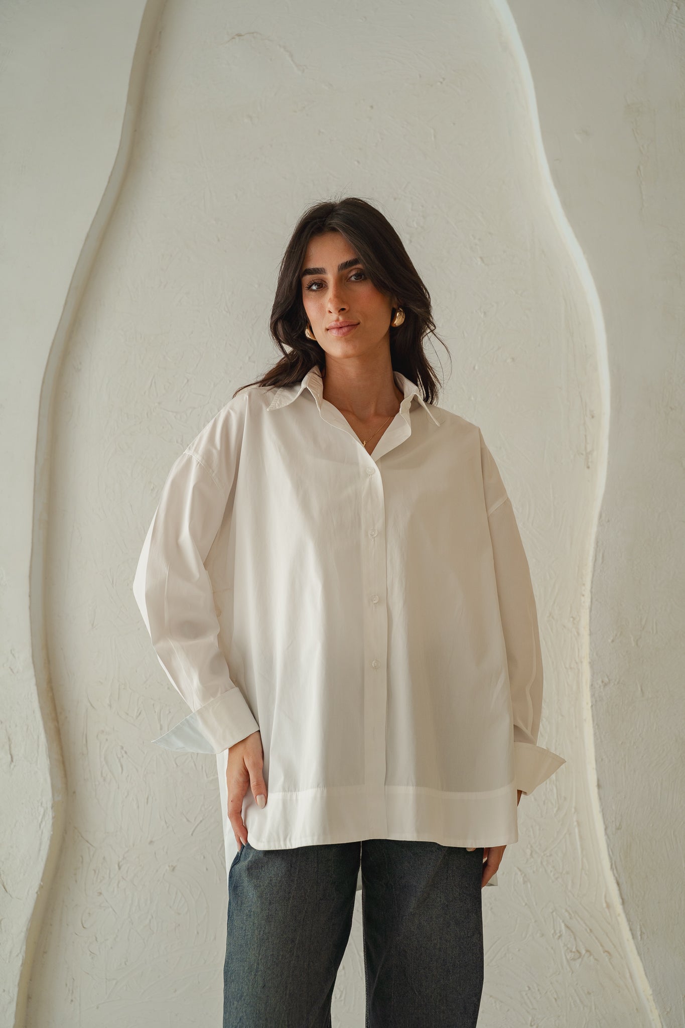 The Refined Shirt in Off- White