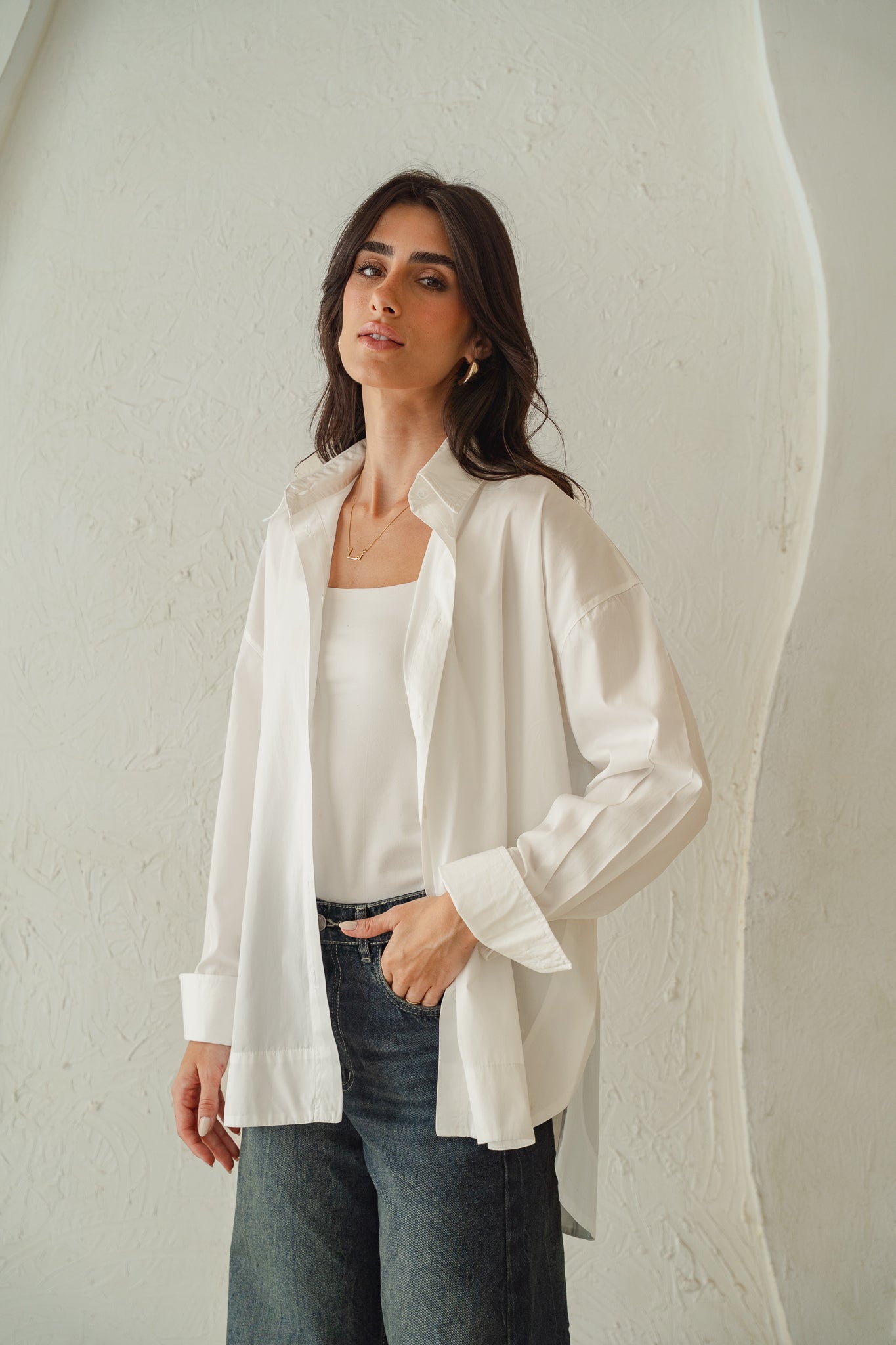 The Refined Shirt in Off- White