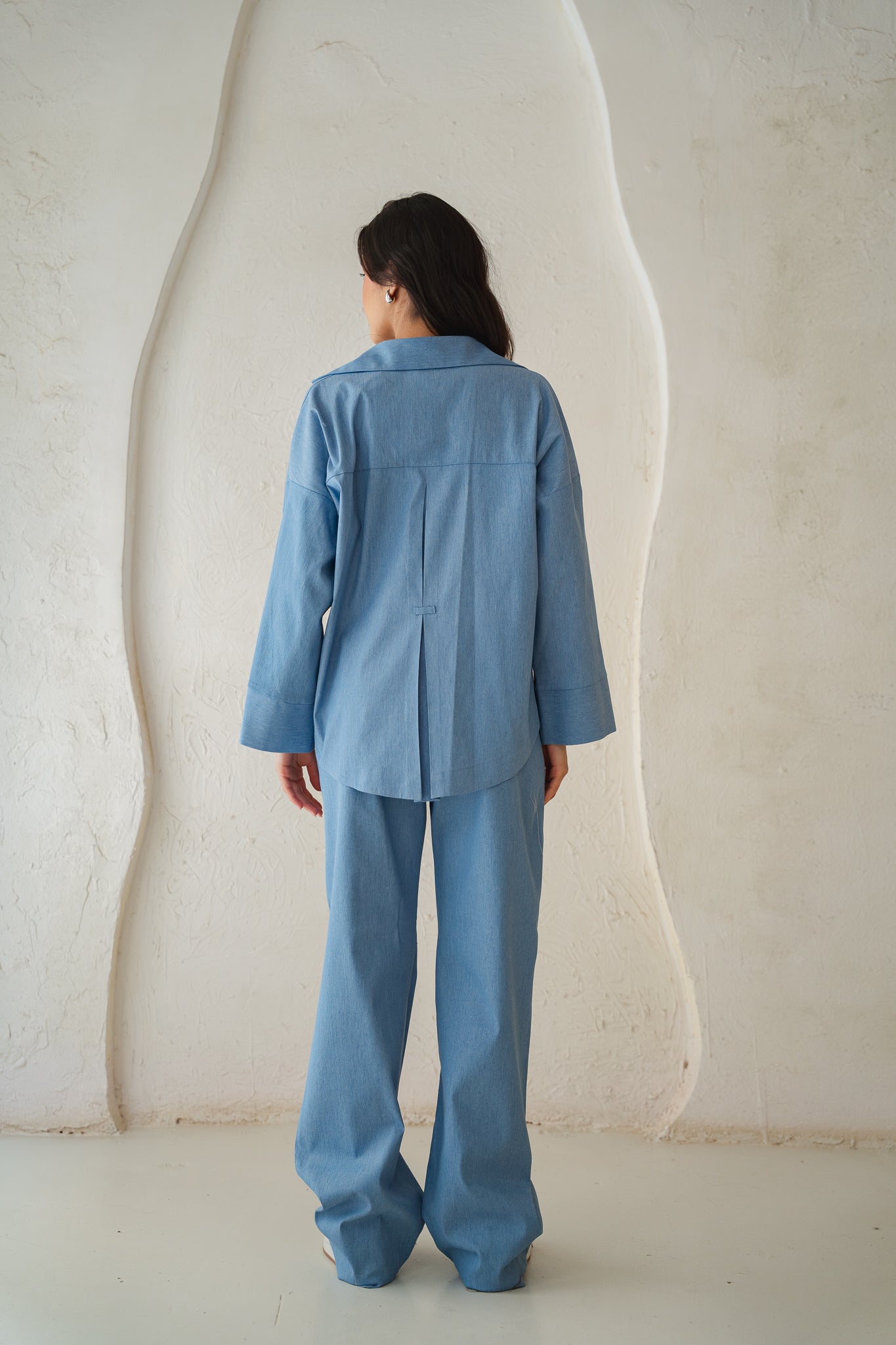 Breezy Denim Set in Light Denim