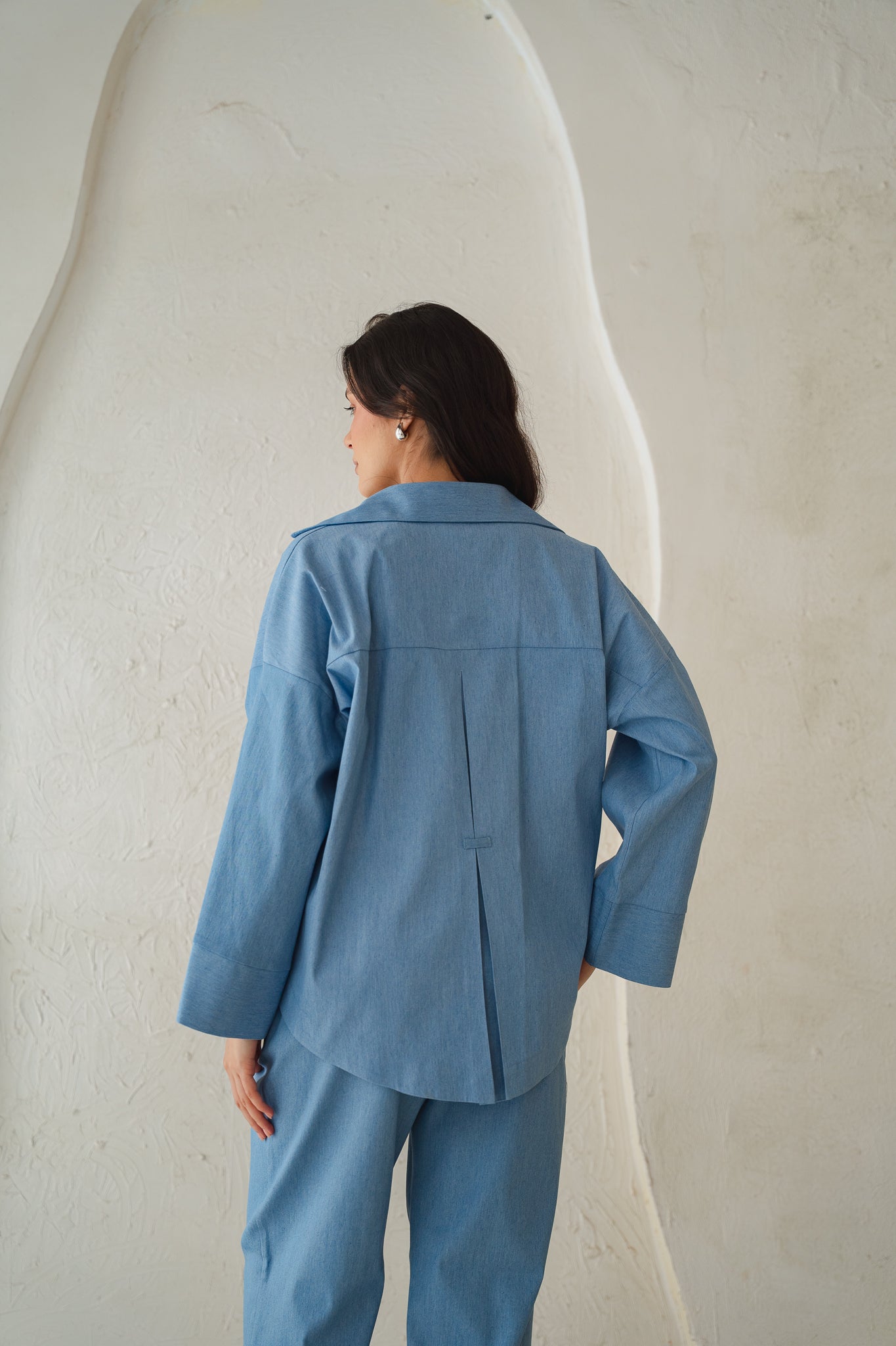 Breezy Denim Set in Light Denim