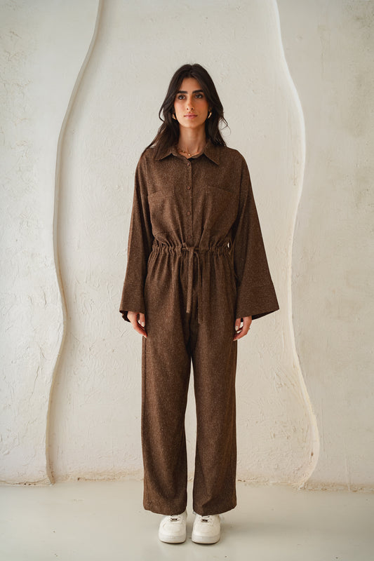 The Perfect Jumpsuit in Brown