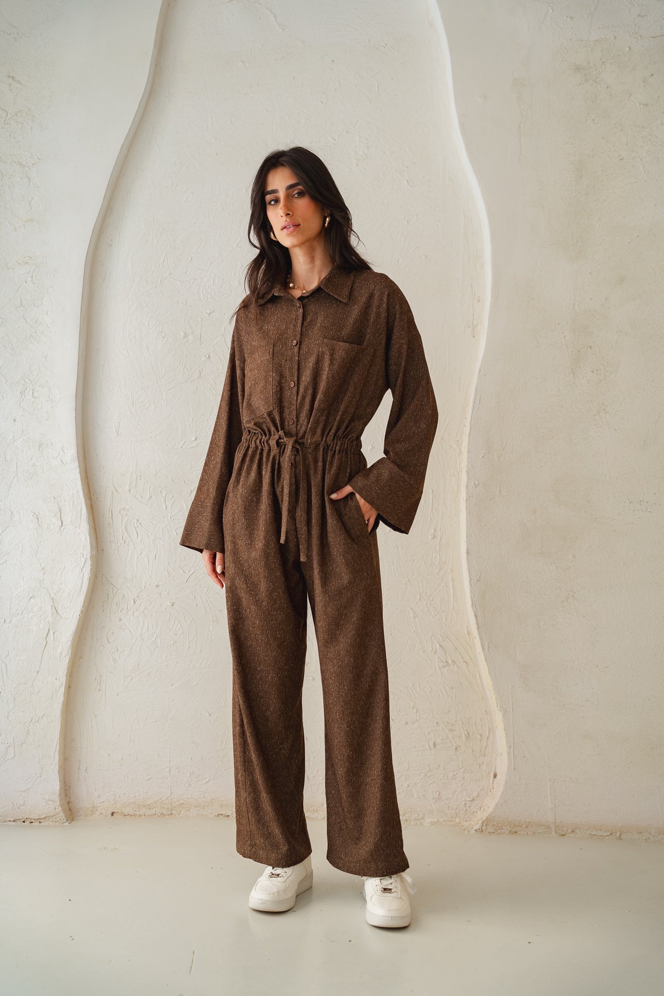 The Perfect Jumpsuit in Brown
