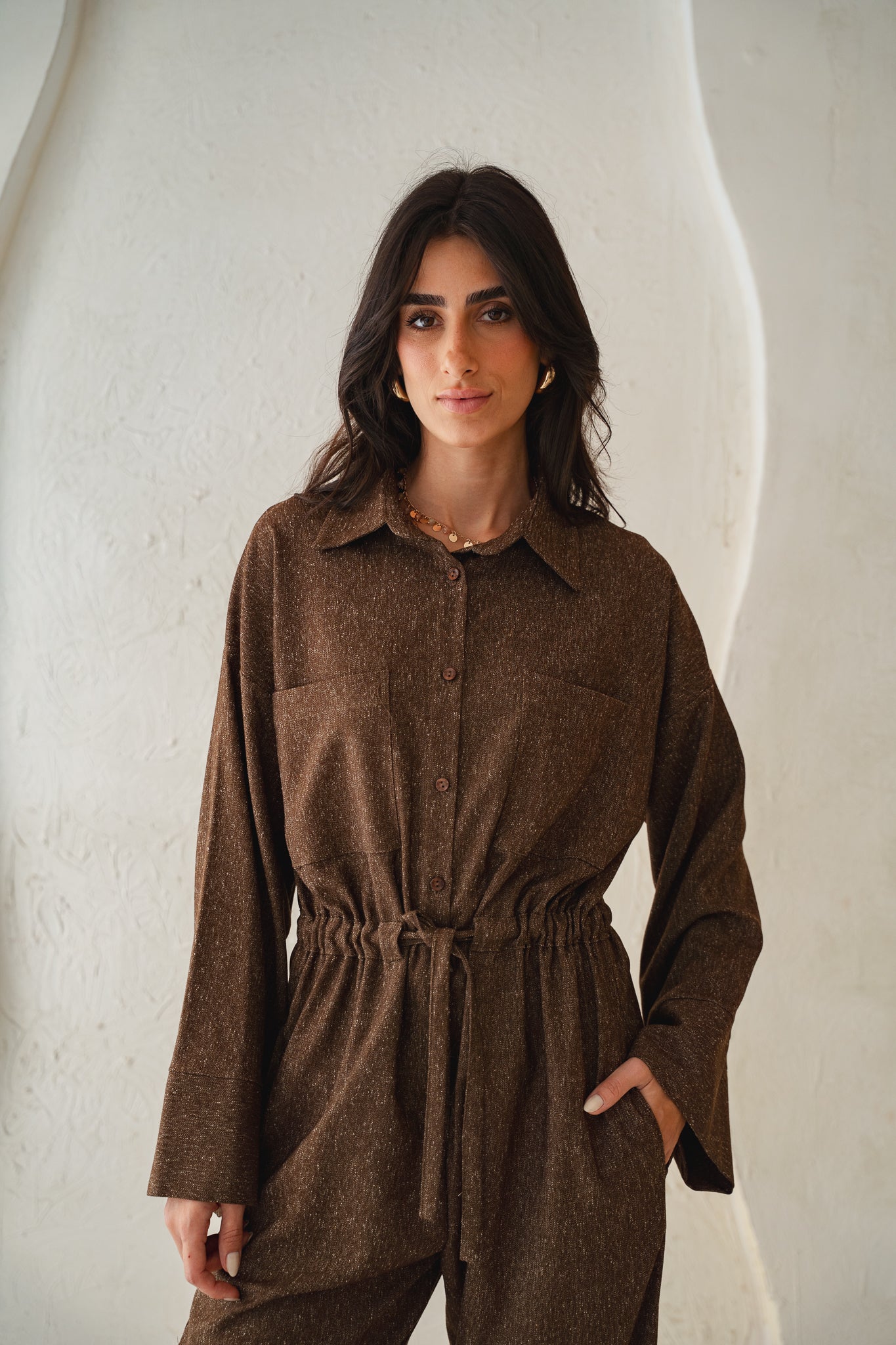 The Perfect Jumpsuit in Brown