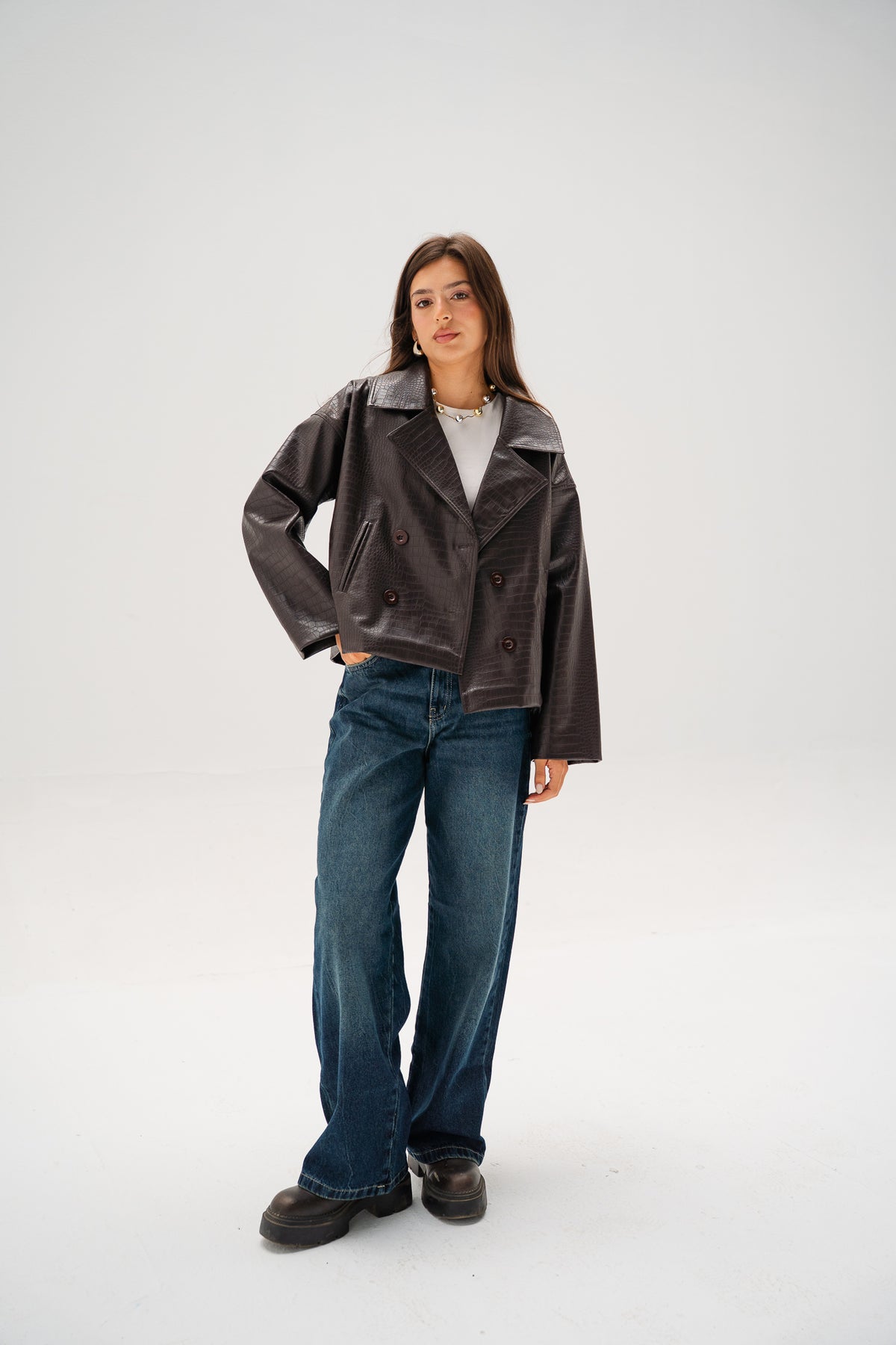 Wild Thing Leather Jacket in Brown