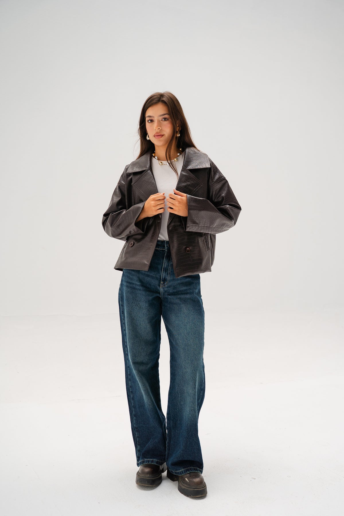 Wild Thing Leather Jacket in Brown
