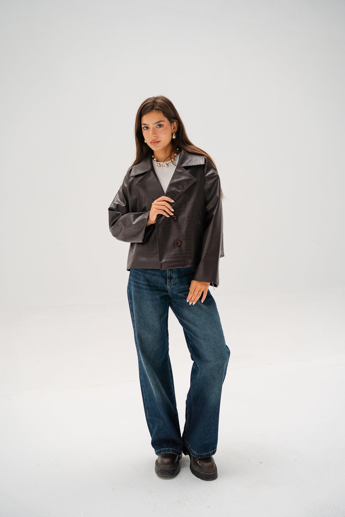 Wild Thing Leather Jacket in Brown