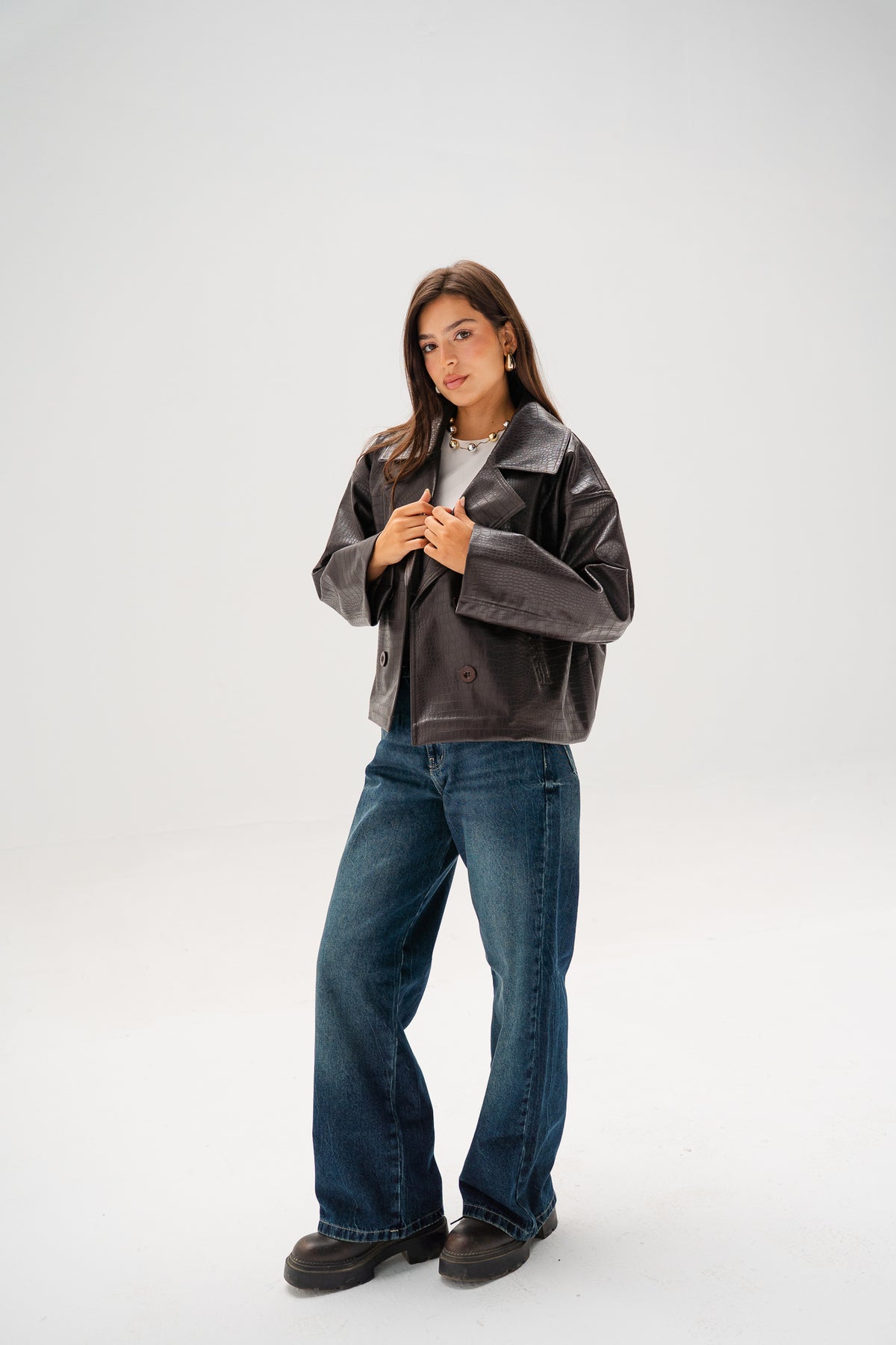 Wild Thing Leather Jacket in Brown