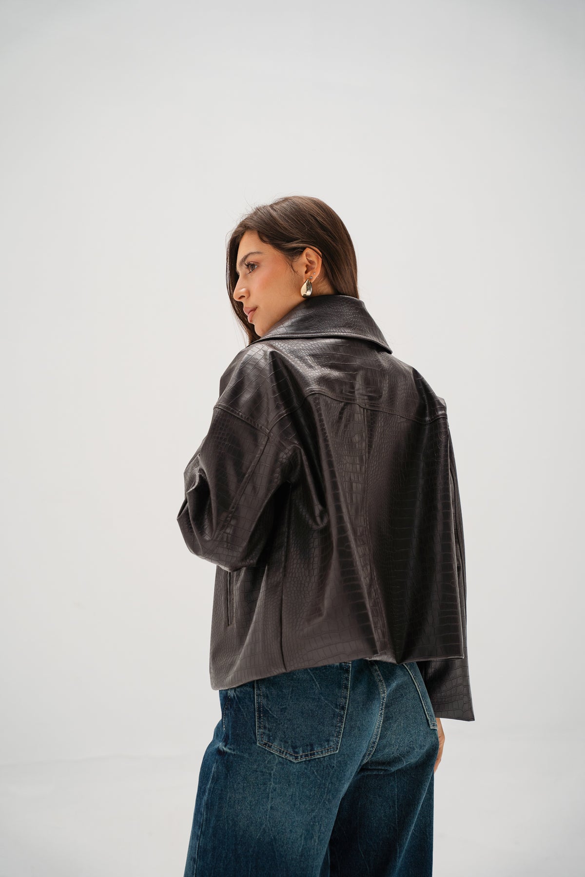 Wild Thing Leather Jacket in Brown