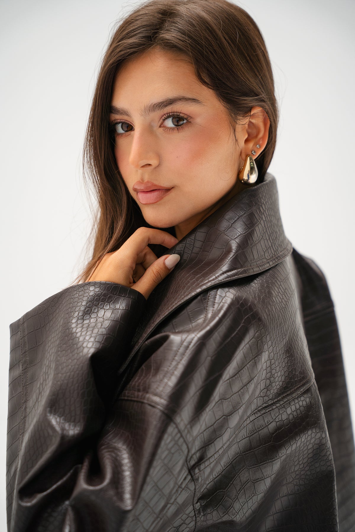 Wild Thing Leather Jacket in Brown