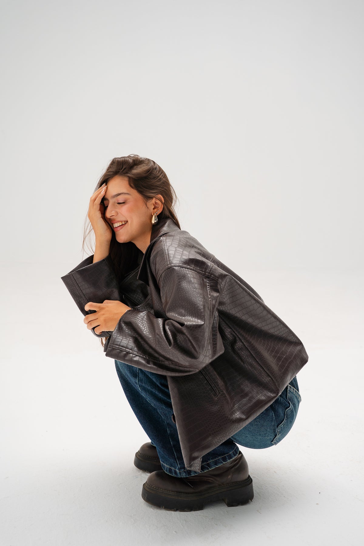 Wild Thing Leather Jacket in Brown