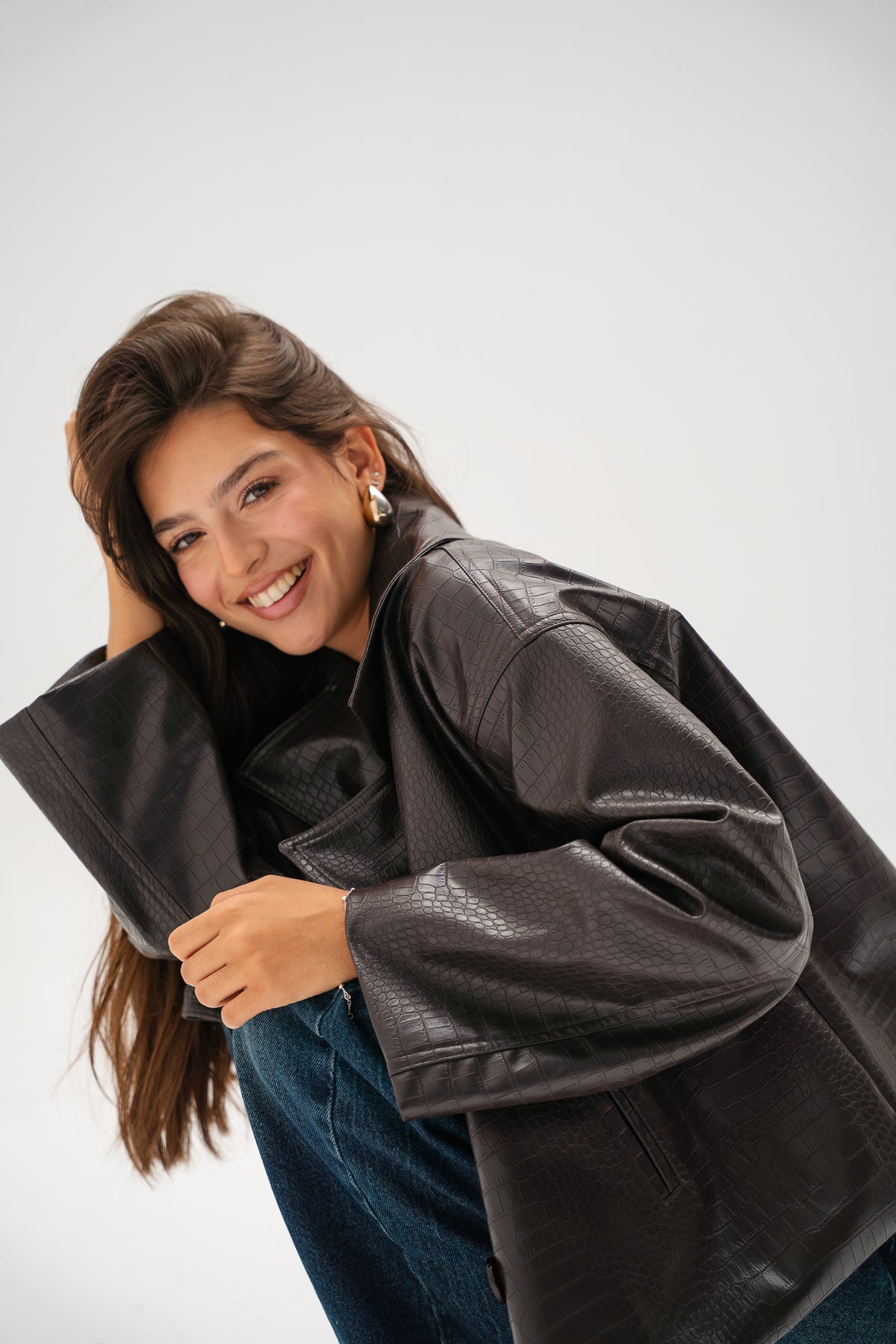 Wild Thing Leather Jacket in Brown