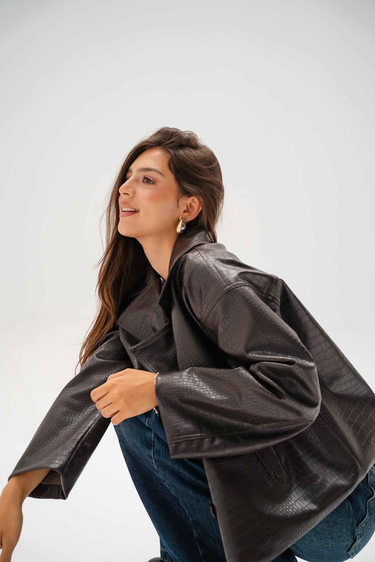 Wild Thing Leather Jacket in Brown