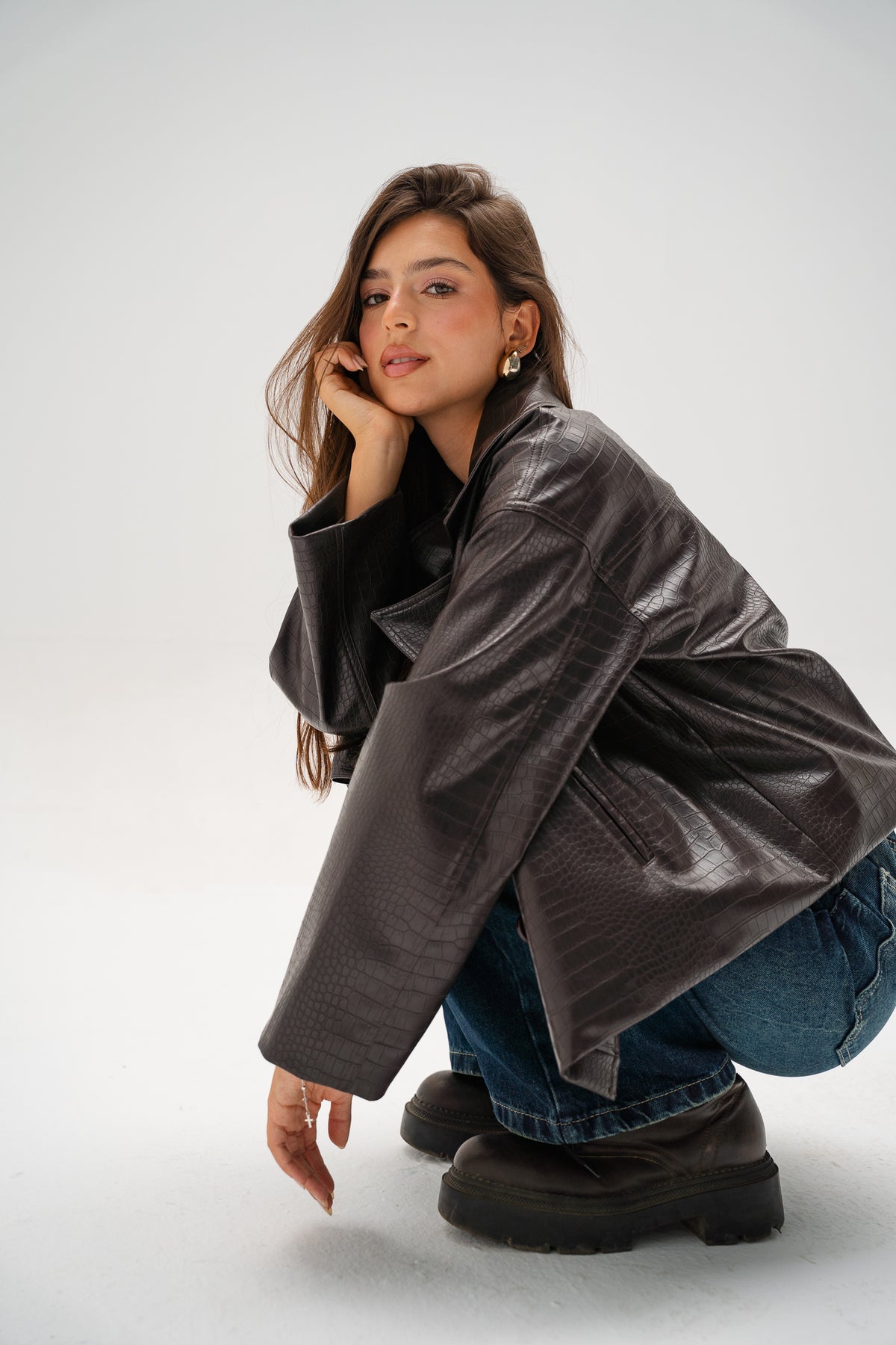 Wild Thing Leather Jacket in Brown