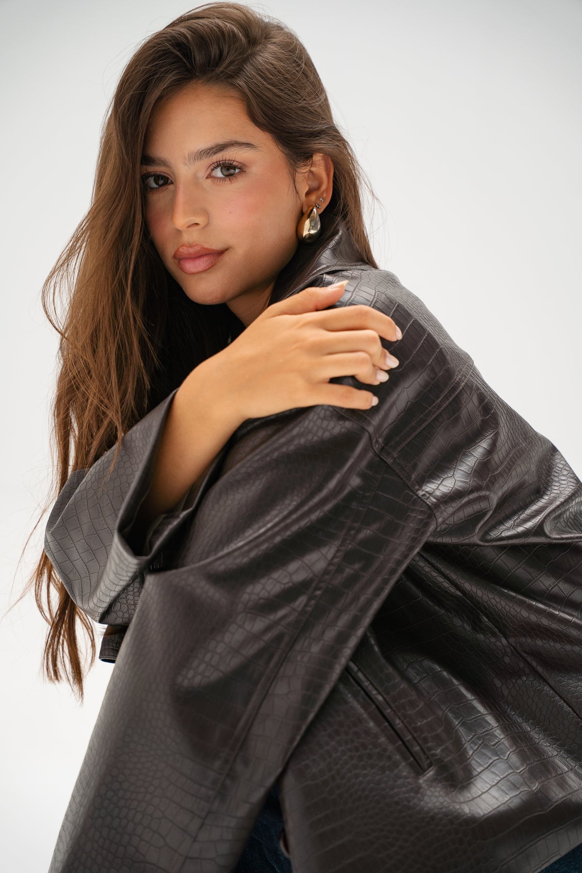 Wild Thing Leather Jacket in Brown