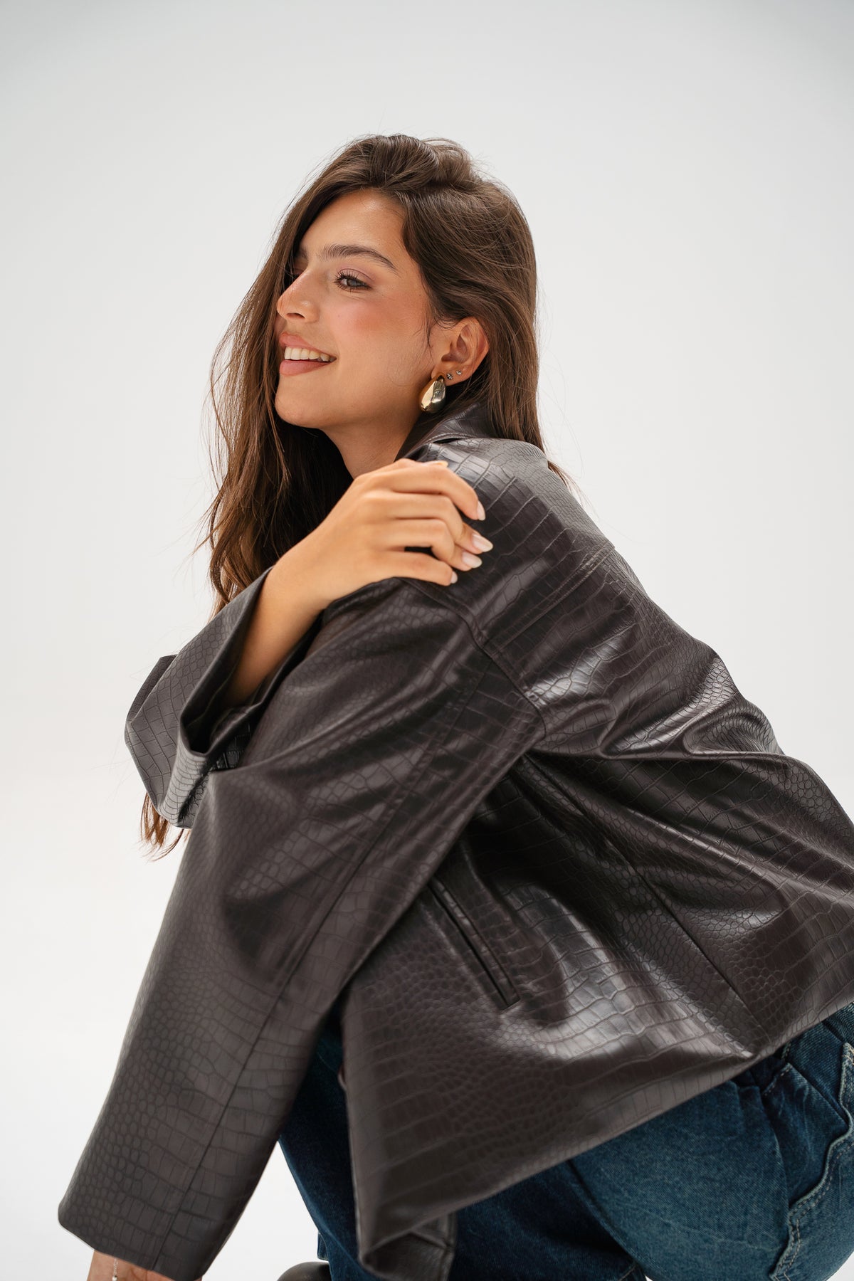 Wild Thing Leather Jacket in Brown