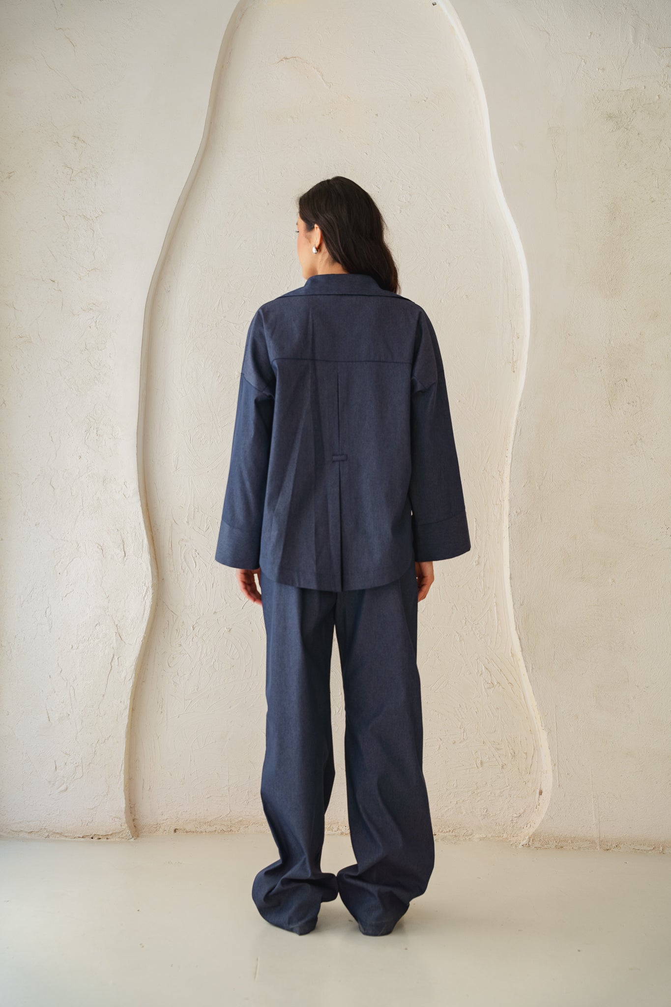 Breezy Denim Set in Dark Denim