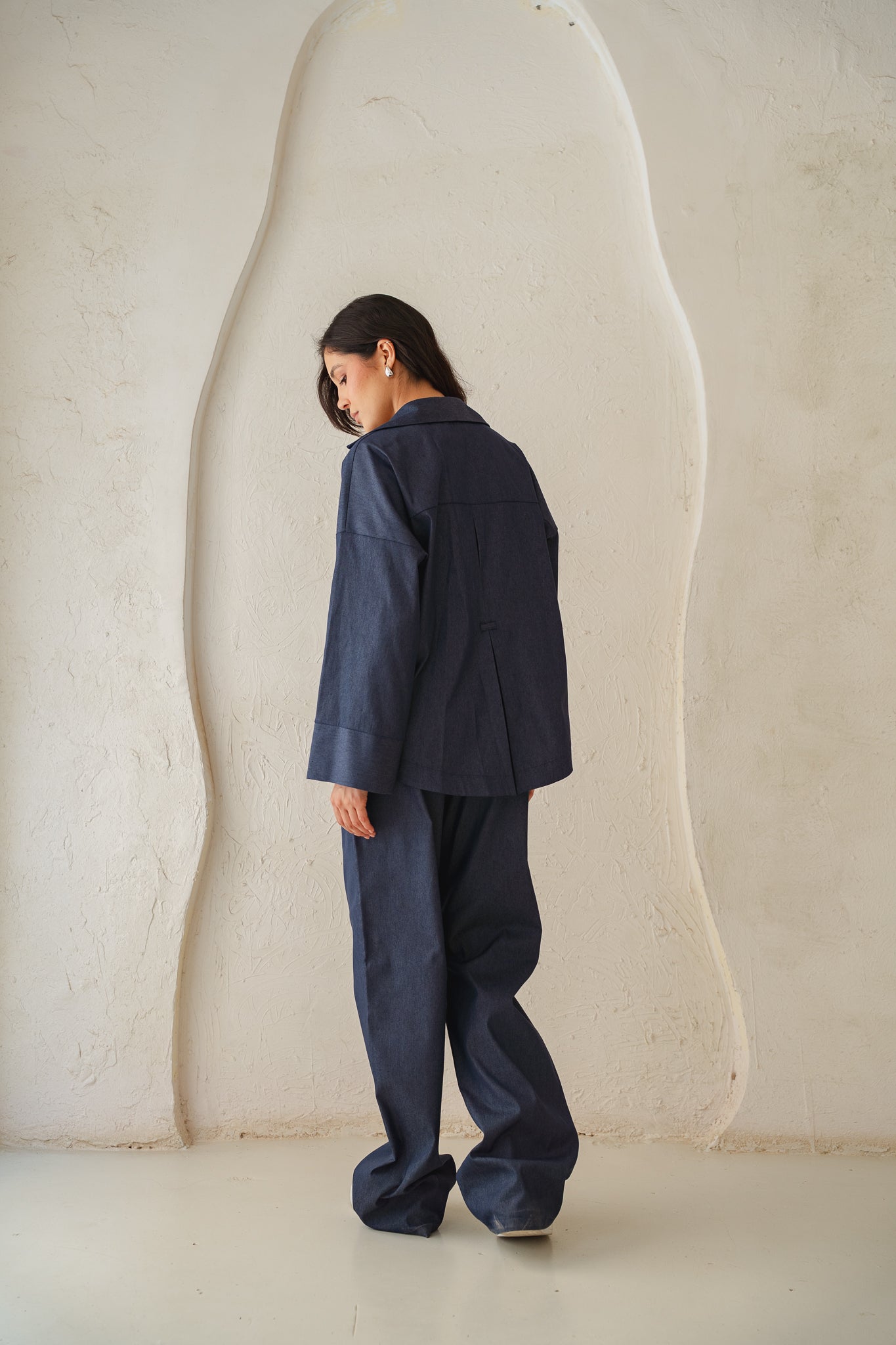 Breezy Denim Set in Dark Denim