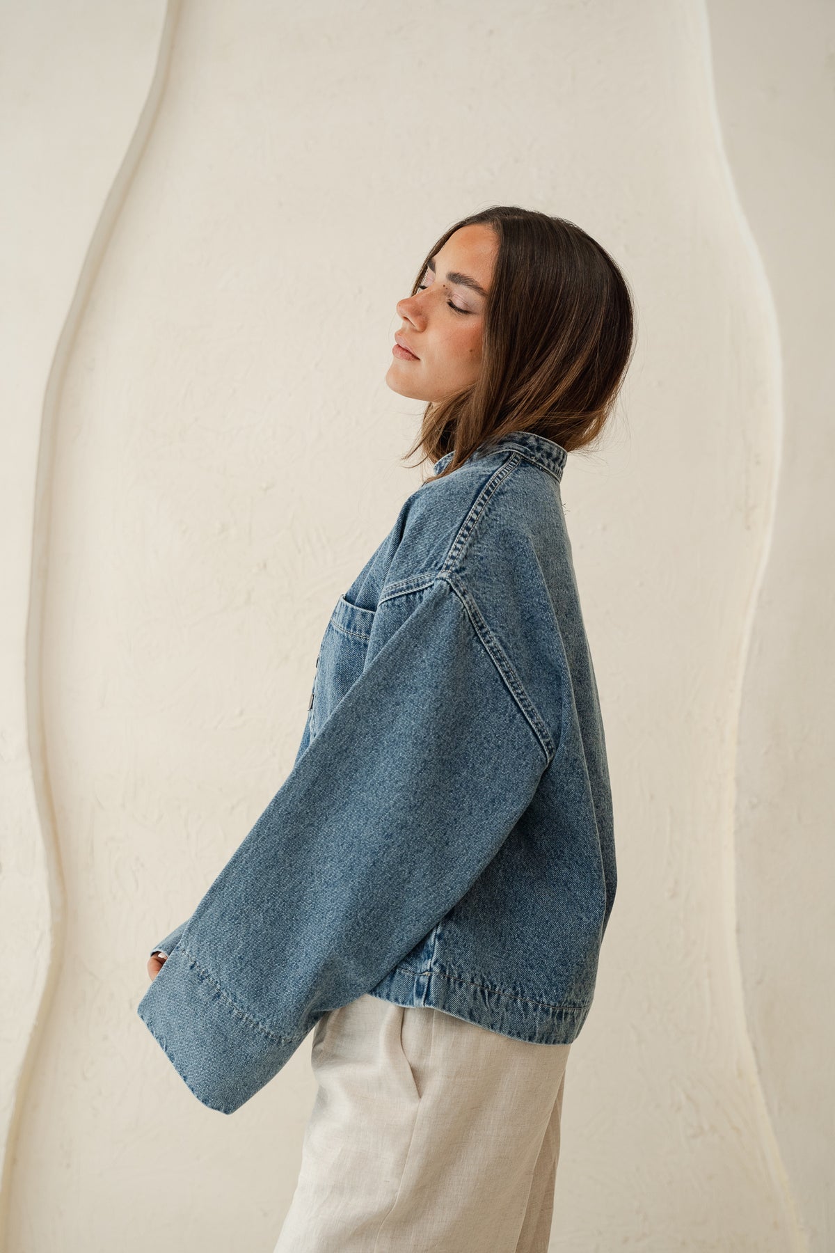 Enchanted Denim Top in Blue