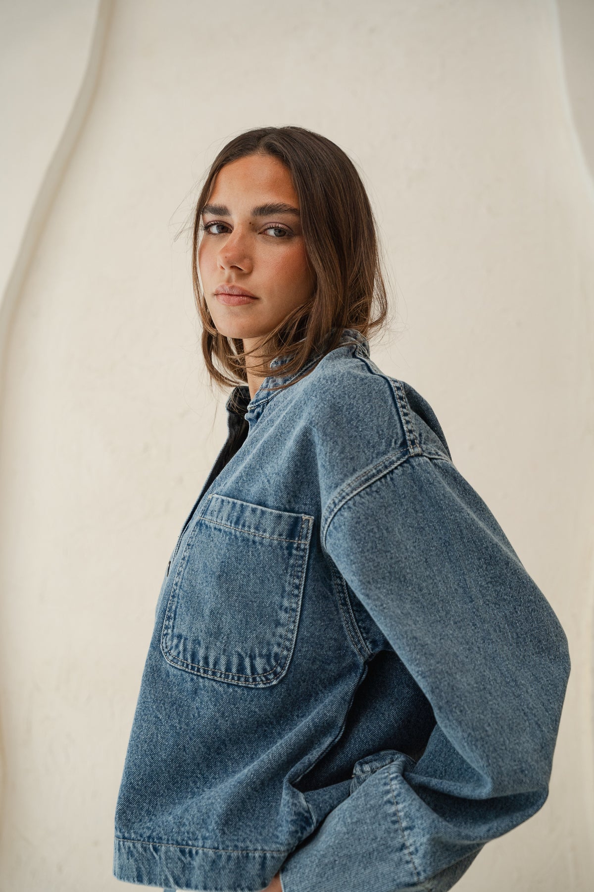 Enchanted Denim Top in Blue