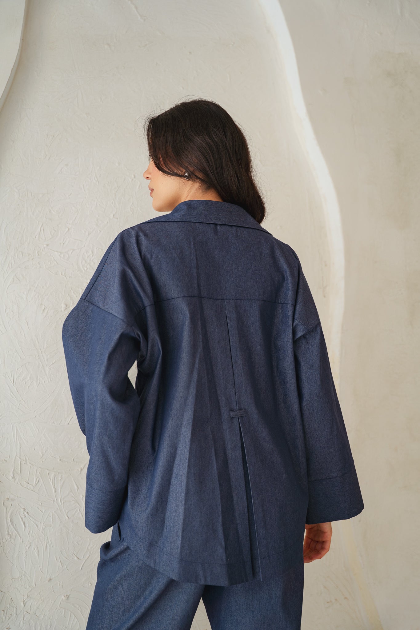 Breezy Denim Set in Dark Denim