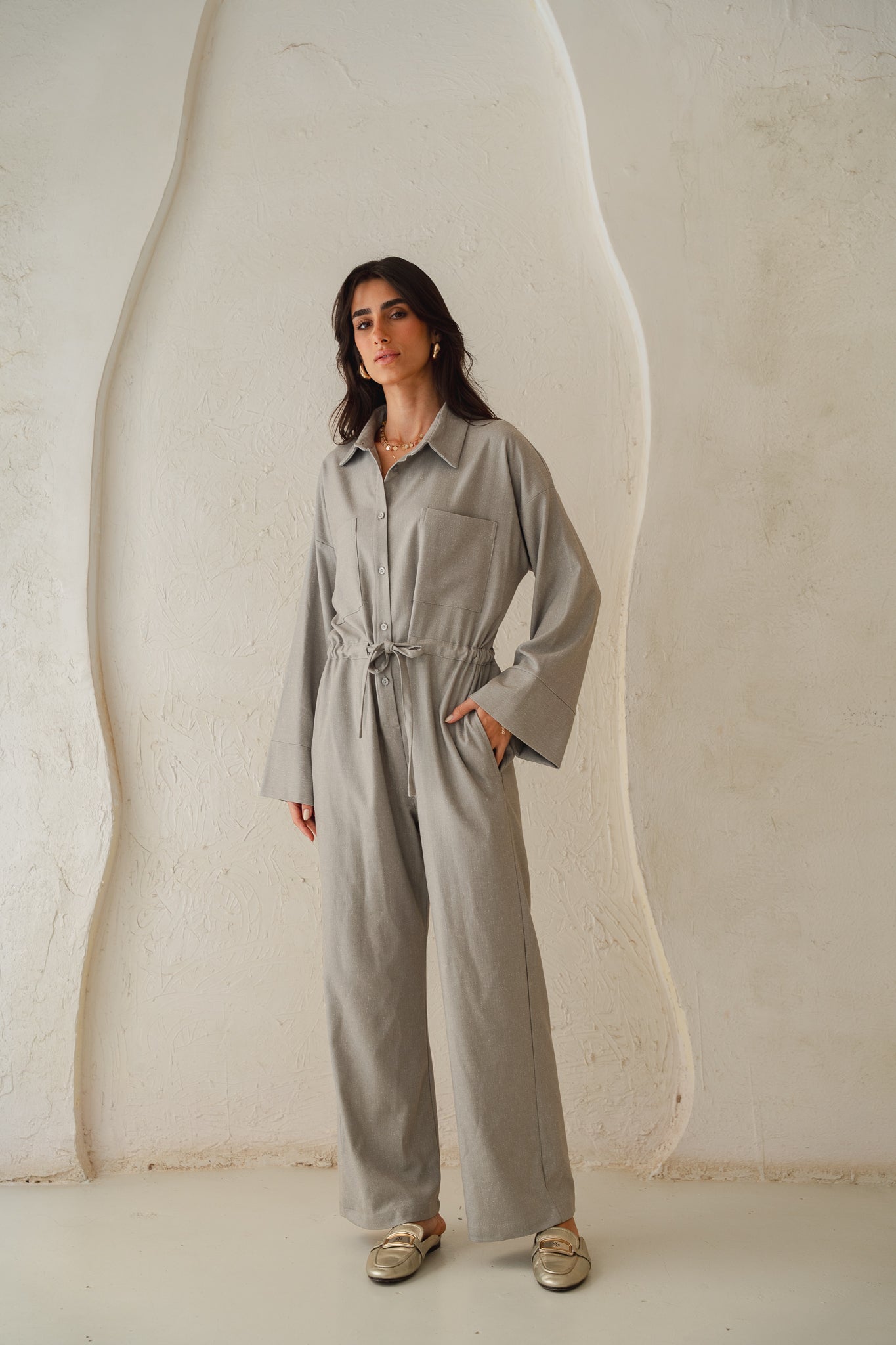 The Perfect Jumpsuit in Grey
