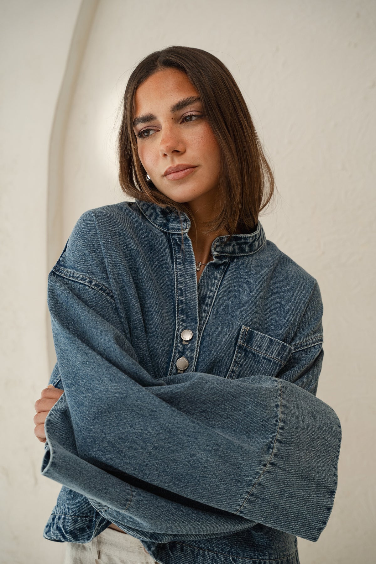 Enchanted Denim Top in Blue