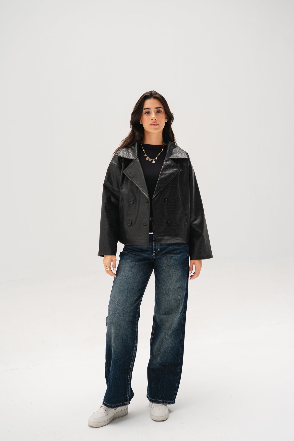 Wild Thing Leather Jacket in Black
