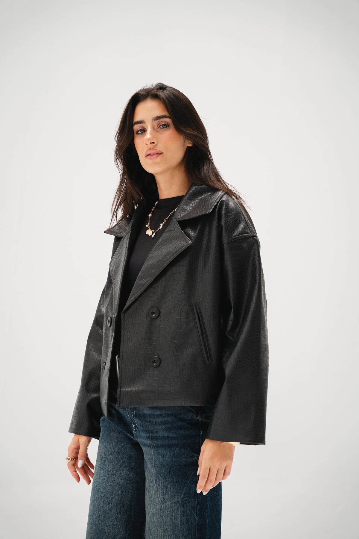 Wild Thing Leather Jacket in Black