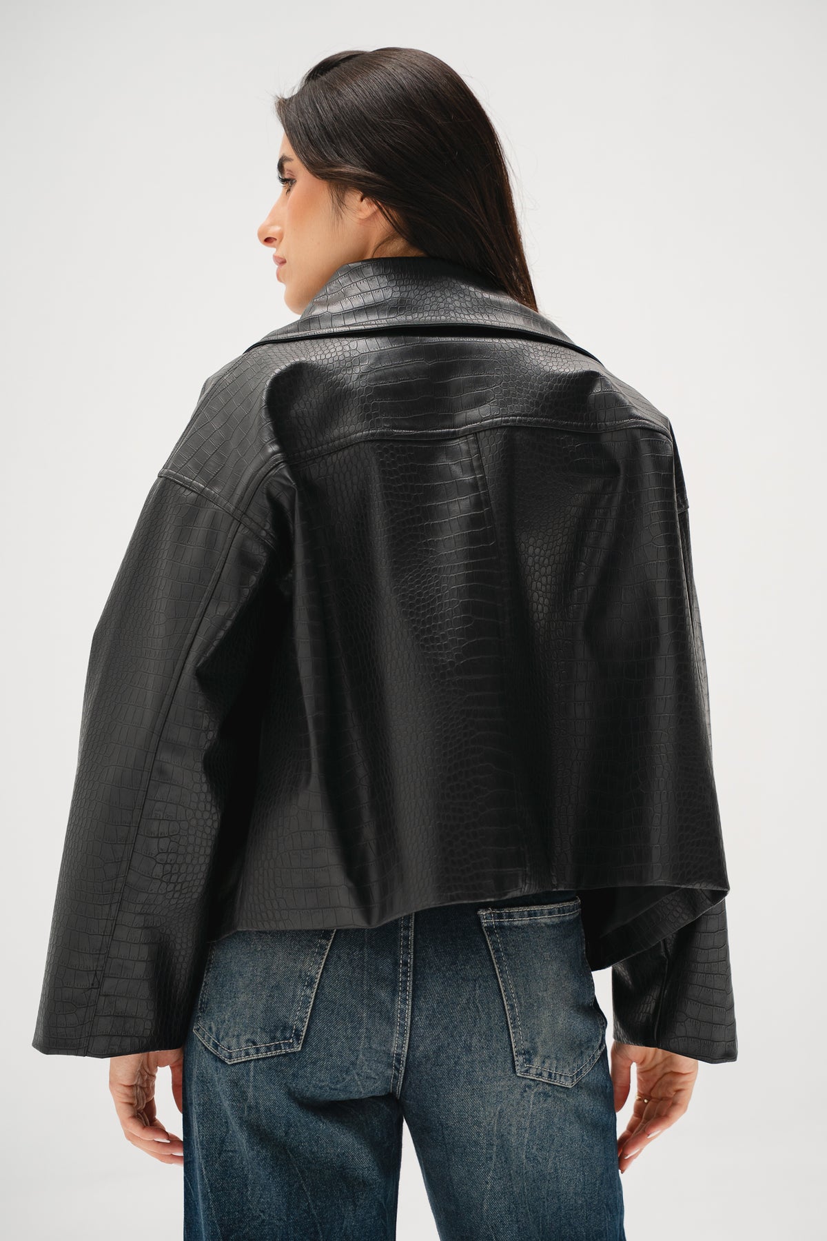 Wild Thing Leather Jacket in Black