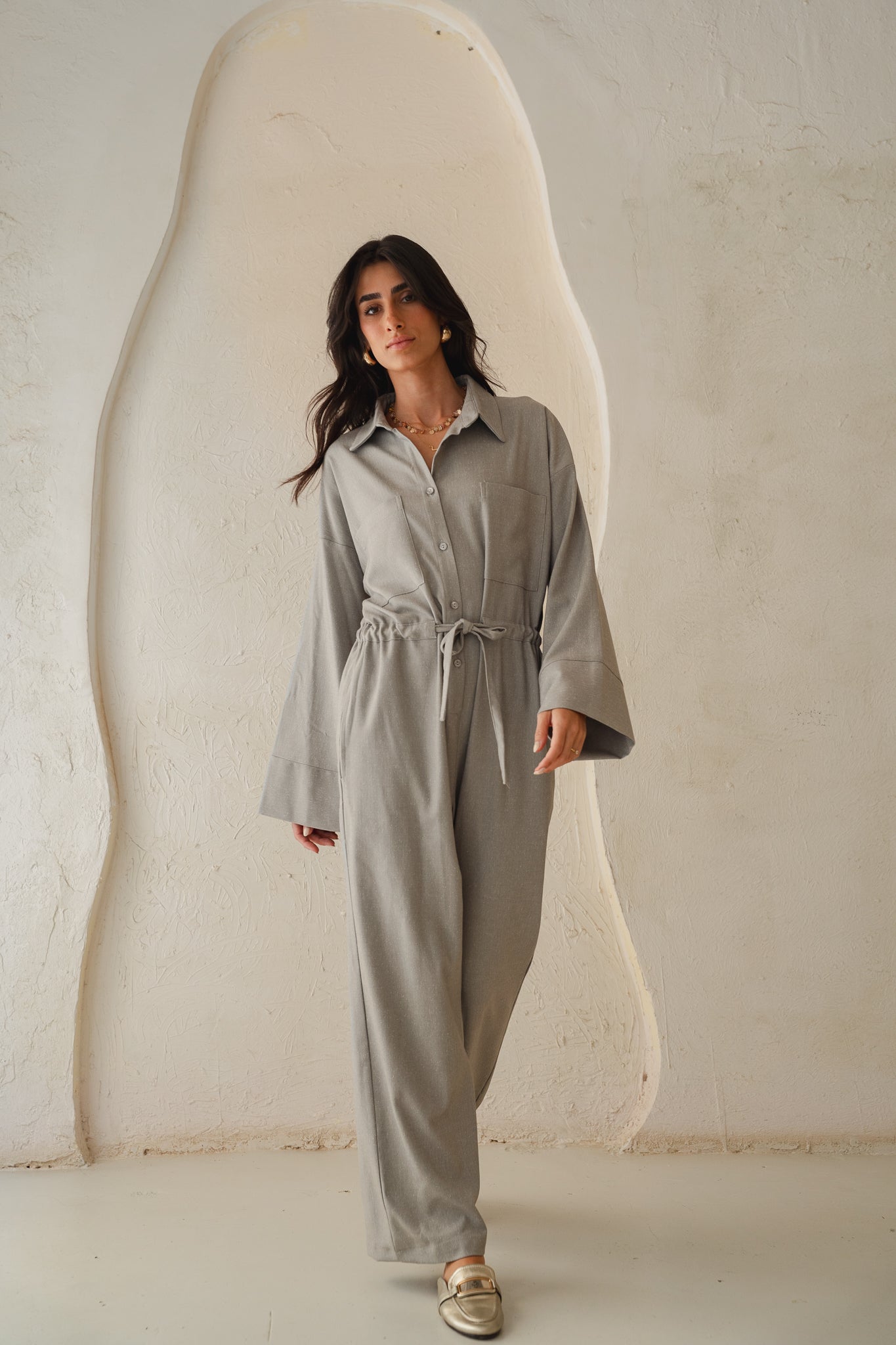 The Perfect Jumpsuit in Grey