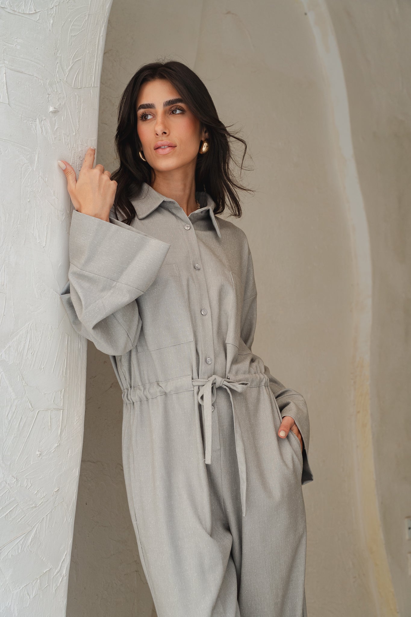 The Perfect Jumpsuit in Grey