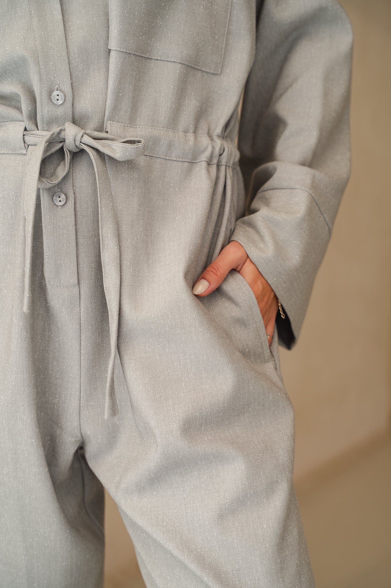 The Perfect Jumpsuit in Grey
