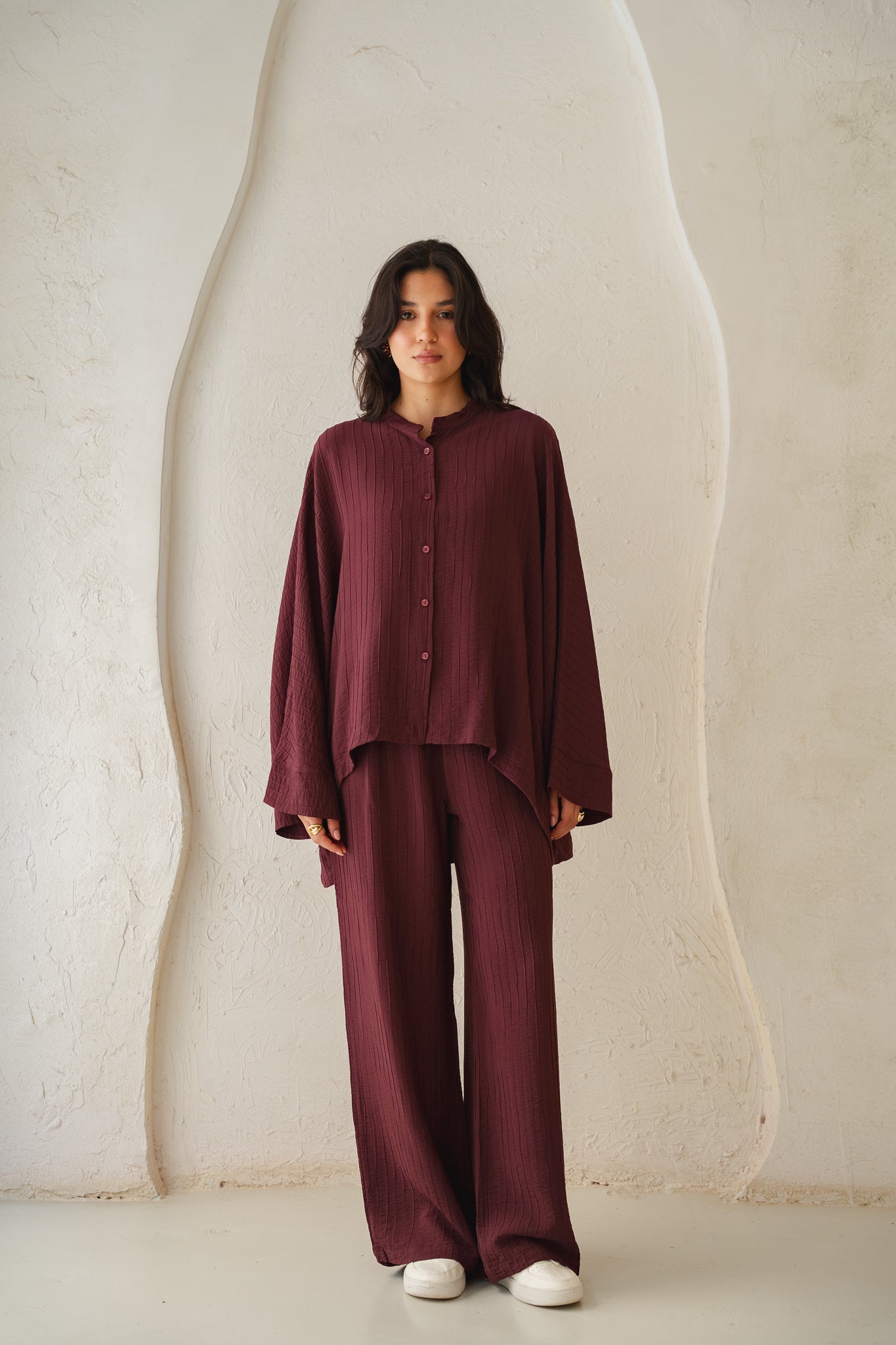 Easy Going Set in Burgundy