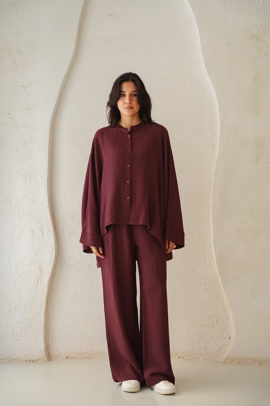 Easy Going Set in Burgundy